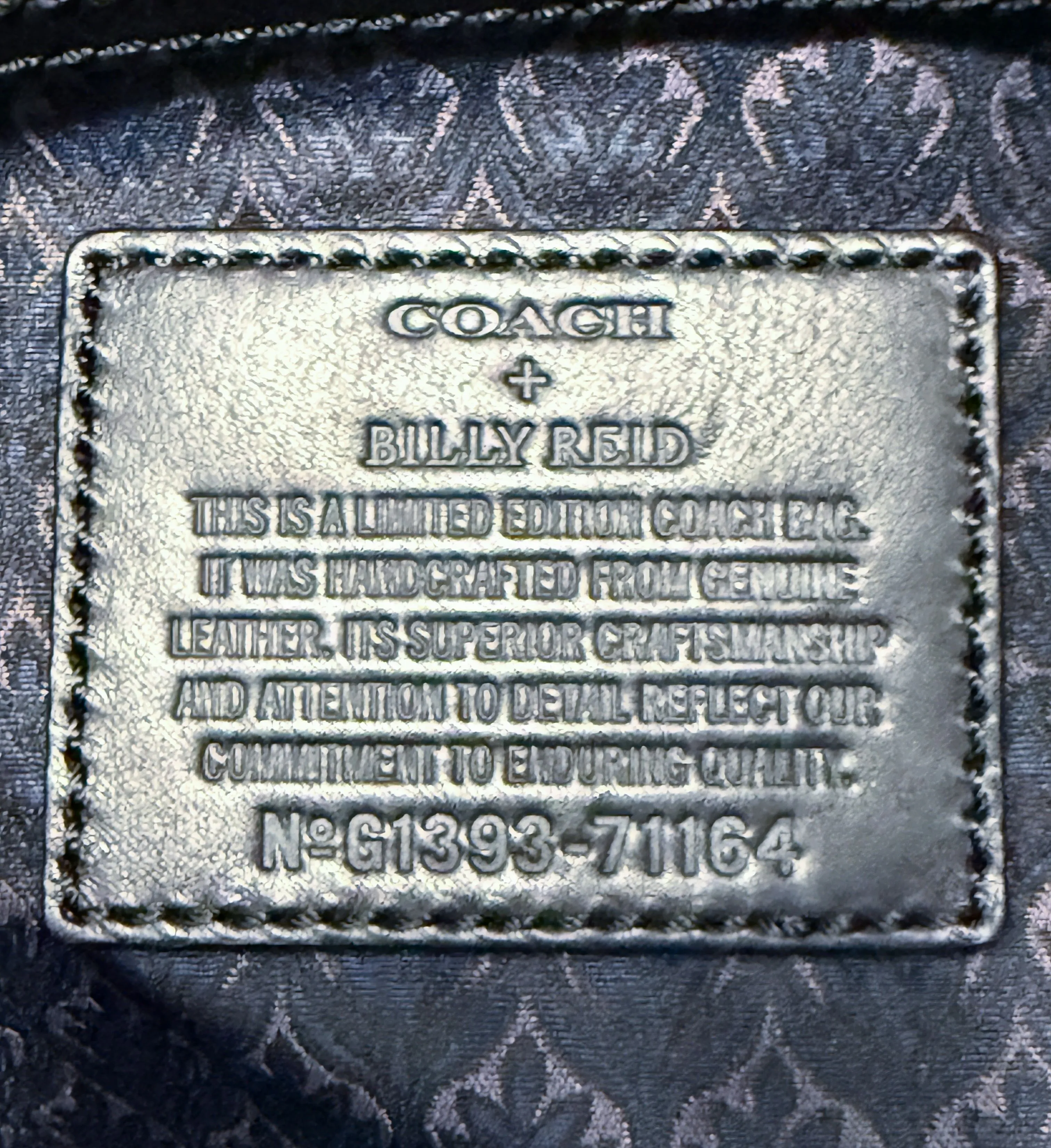 02. Coach x Billy Reid Warrior Tote in Blue Suede, 2013 Limited