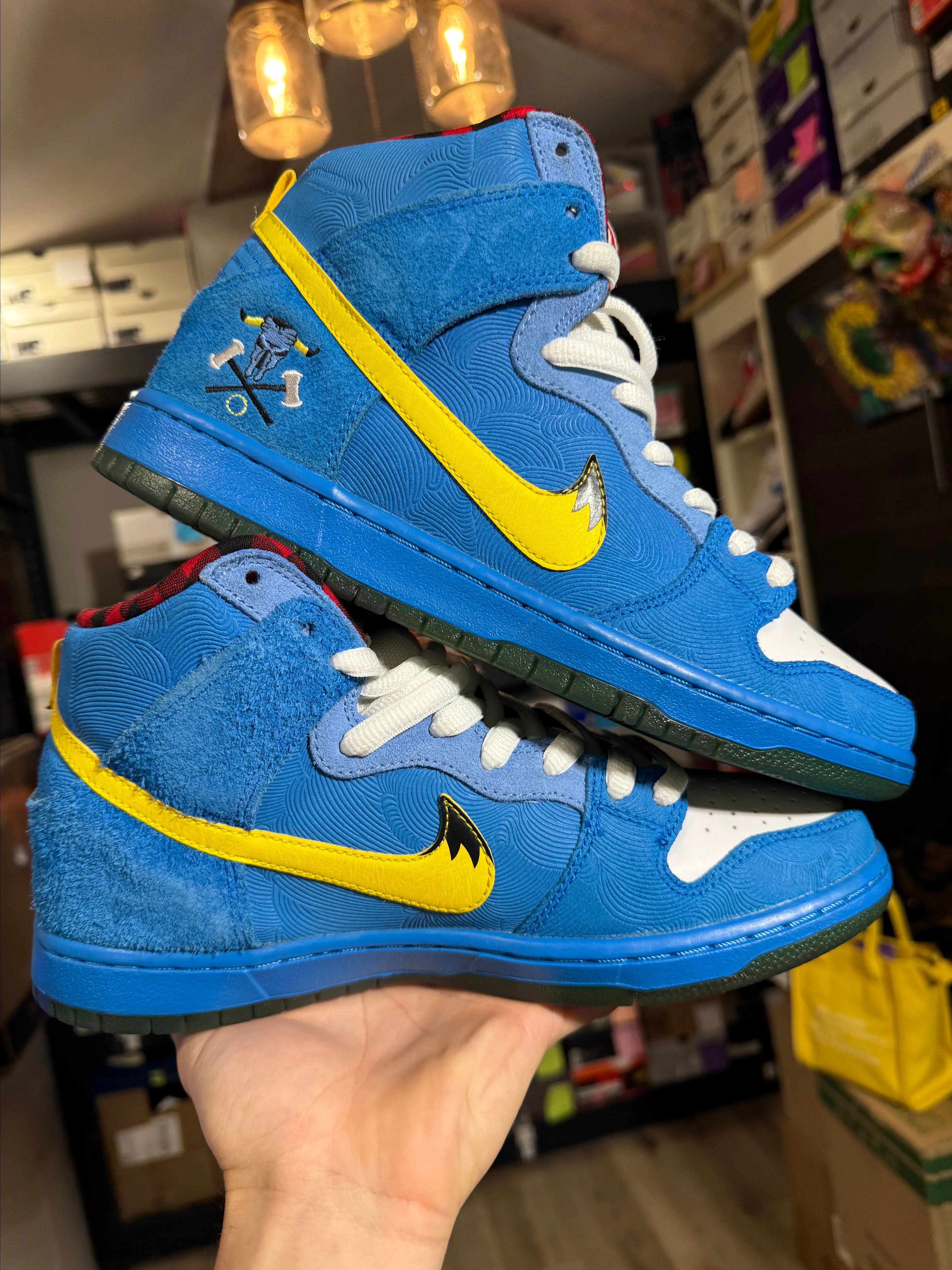 Fashion nike sb dunk blue ox