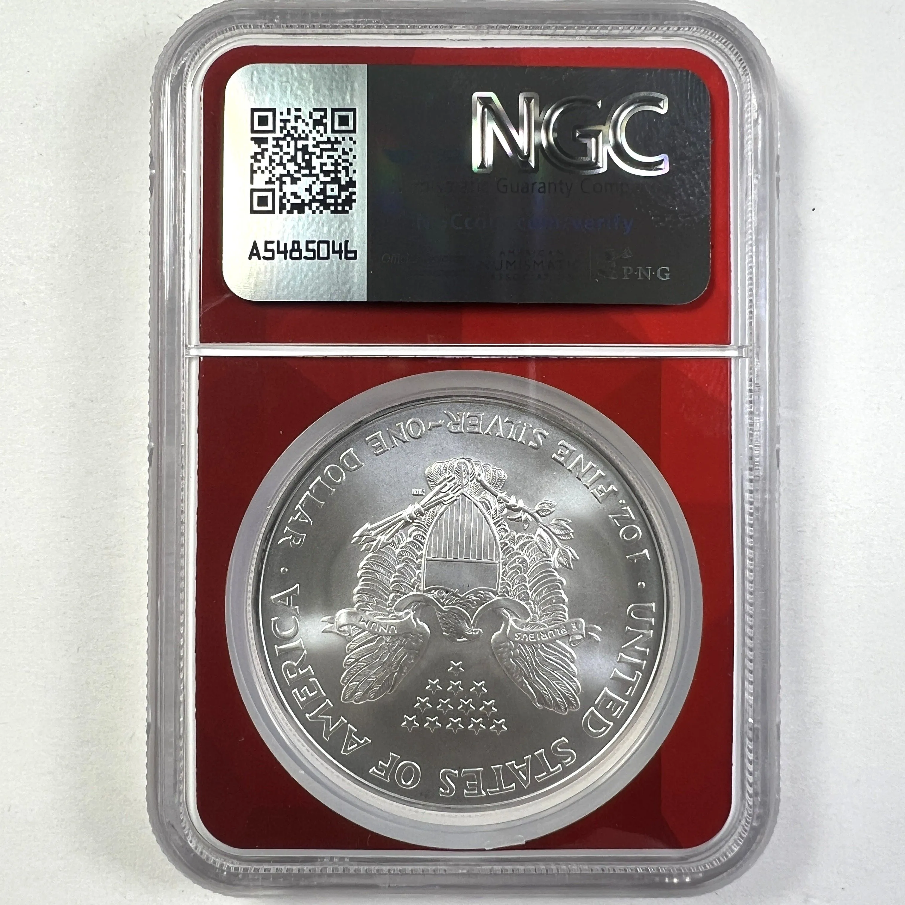 2004 Silver Eagle NGC MS69 Early Production Struck in 2003