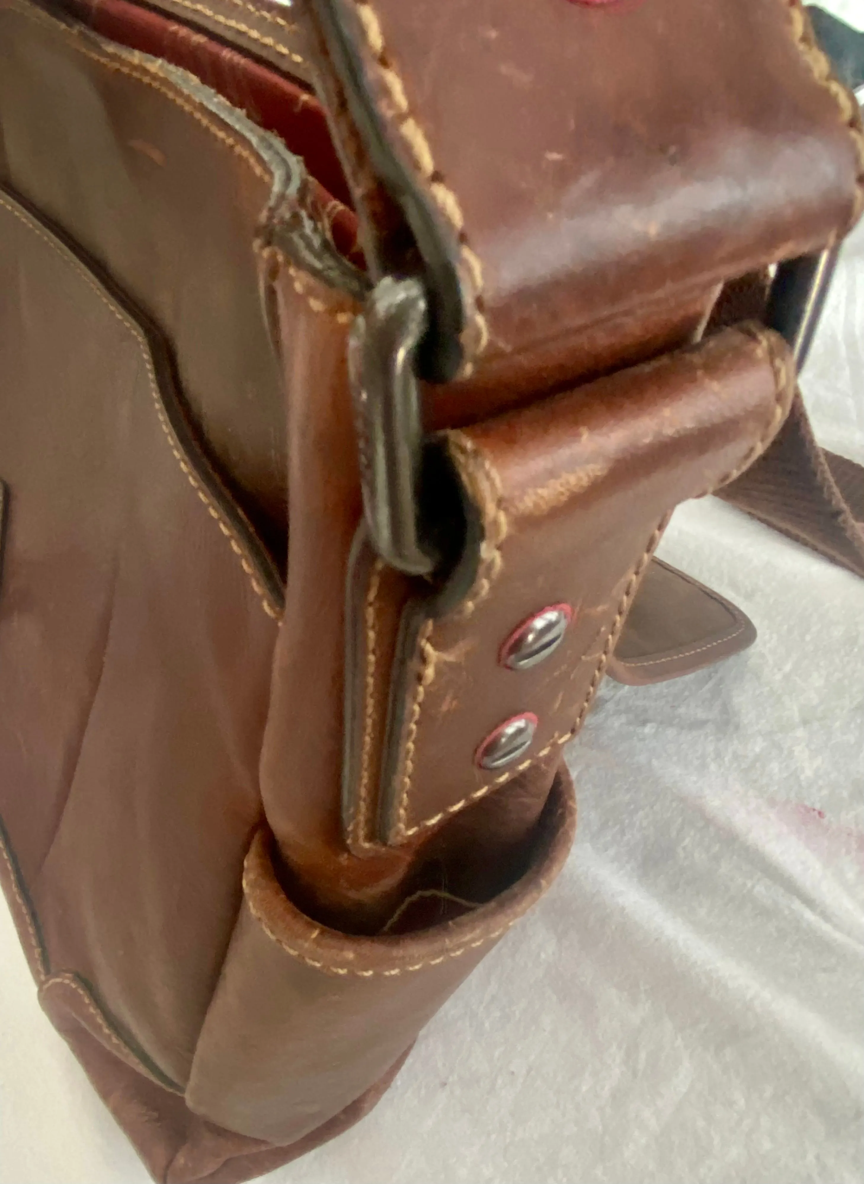 Fossil 14587 Field Sports Dept Brown Distressed Leather