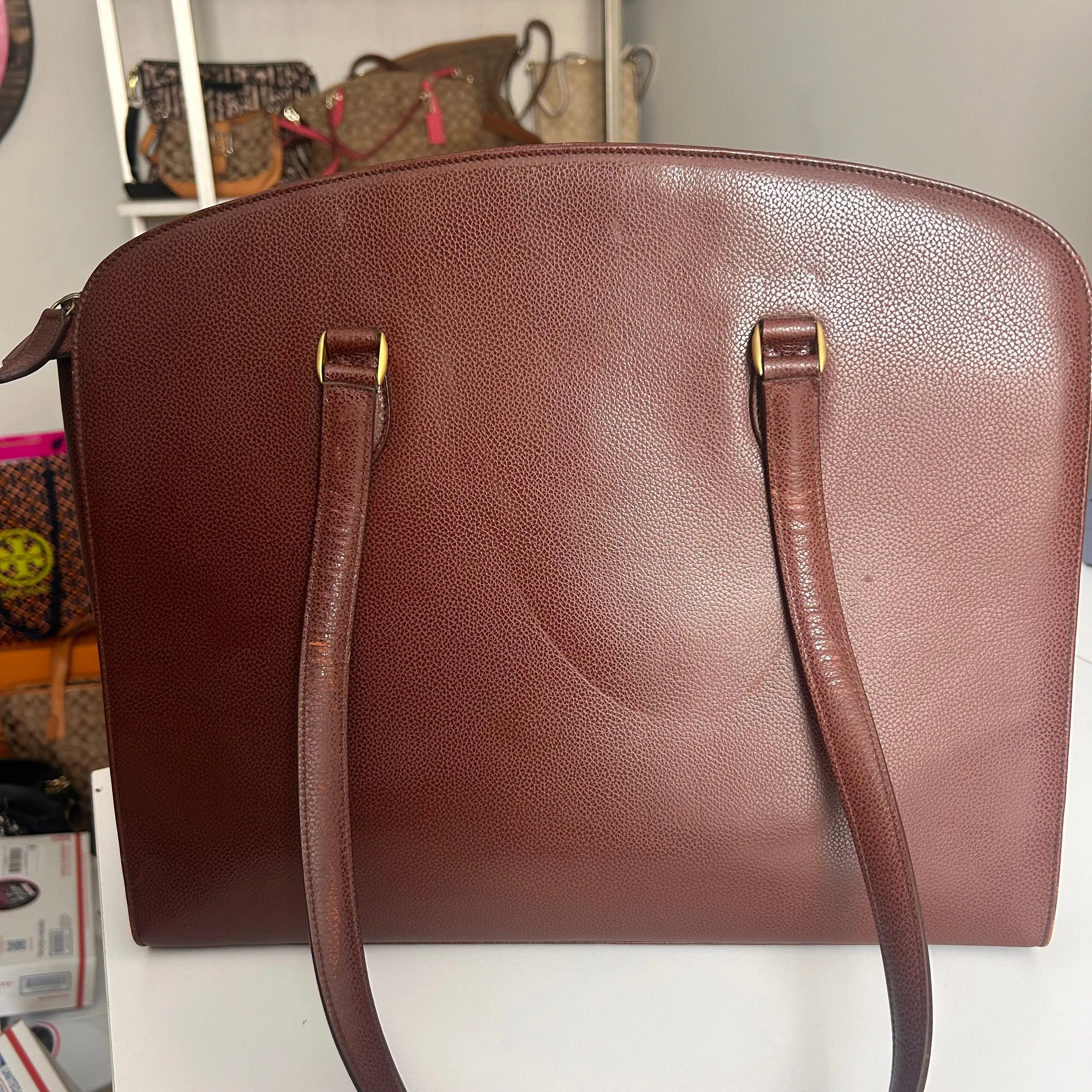 Coach Vintage Madison Collection Beechnut Leather Arcadia Tote