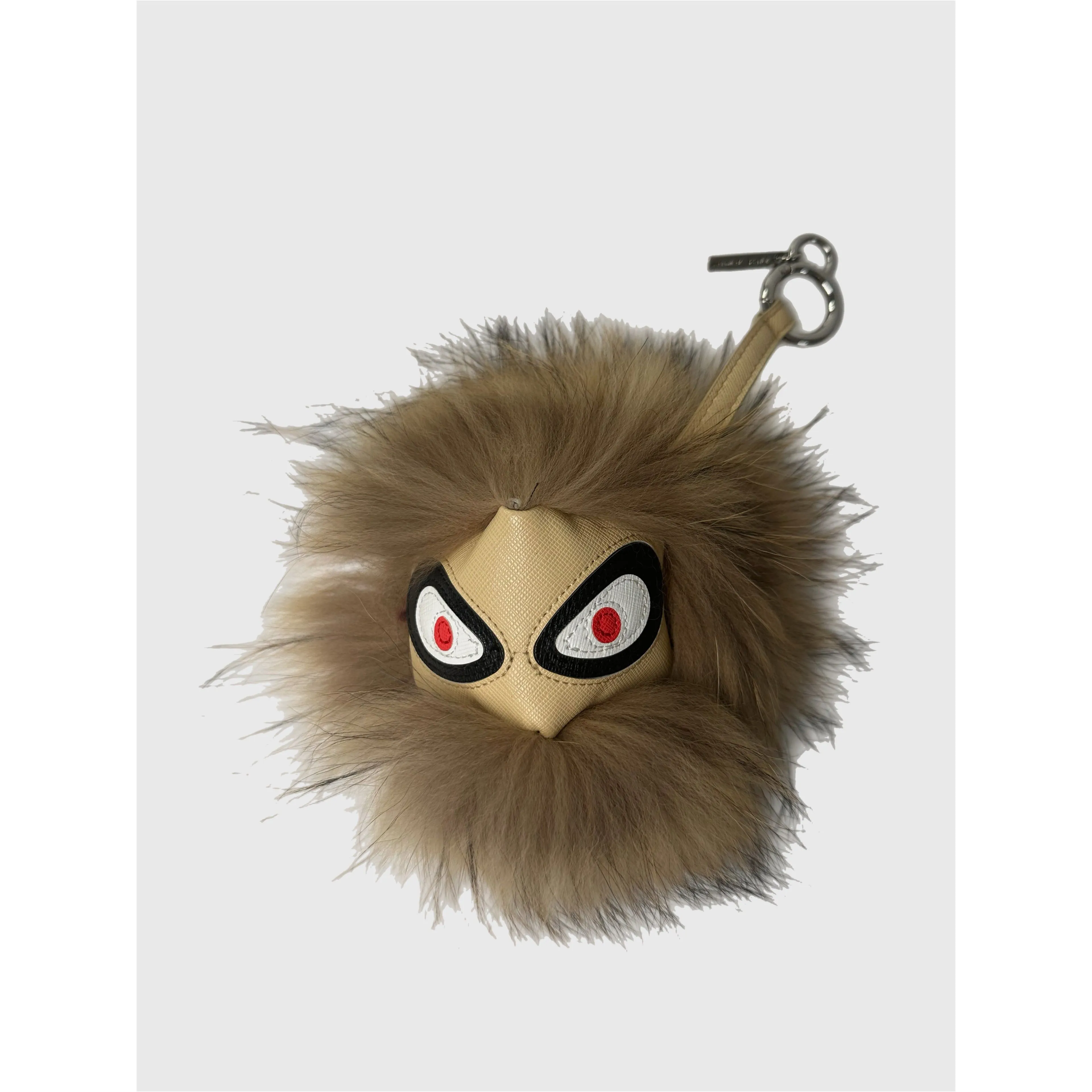F651D Fendi Monster Fox Fur Beige Bag Charm · Whatnot: Shop, Sell