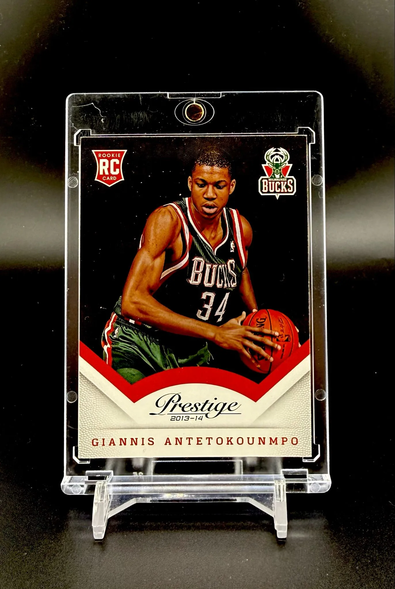 2013-14 Giannis Antetokounmpo Rookie RC – Prestige-Milwaukee Bucks