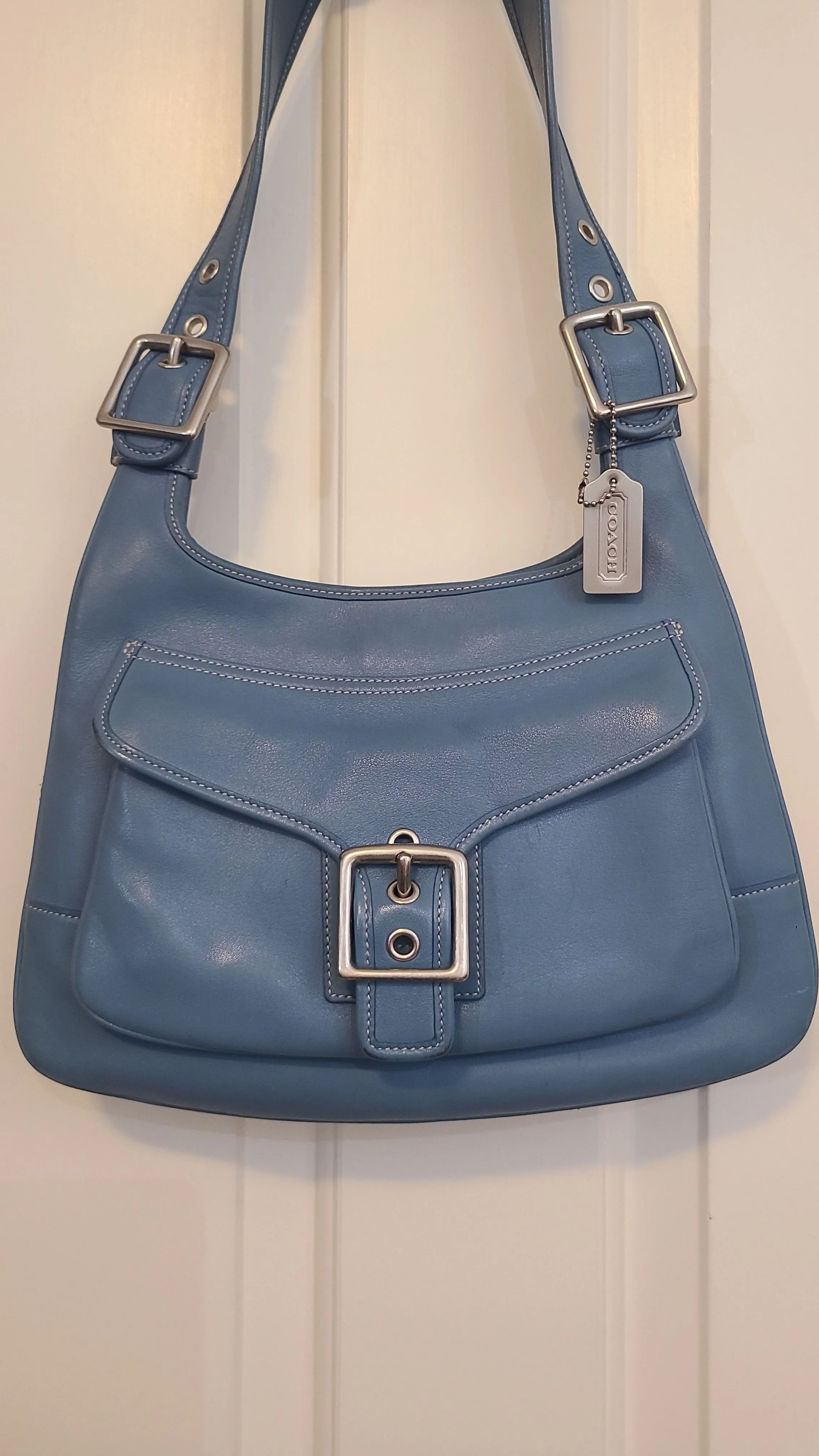 coach ショルダー 17-Coach denim Legacy Signature Shoulder Bag 10406 · Whatnot: Shop