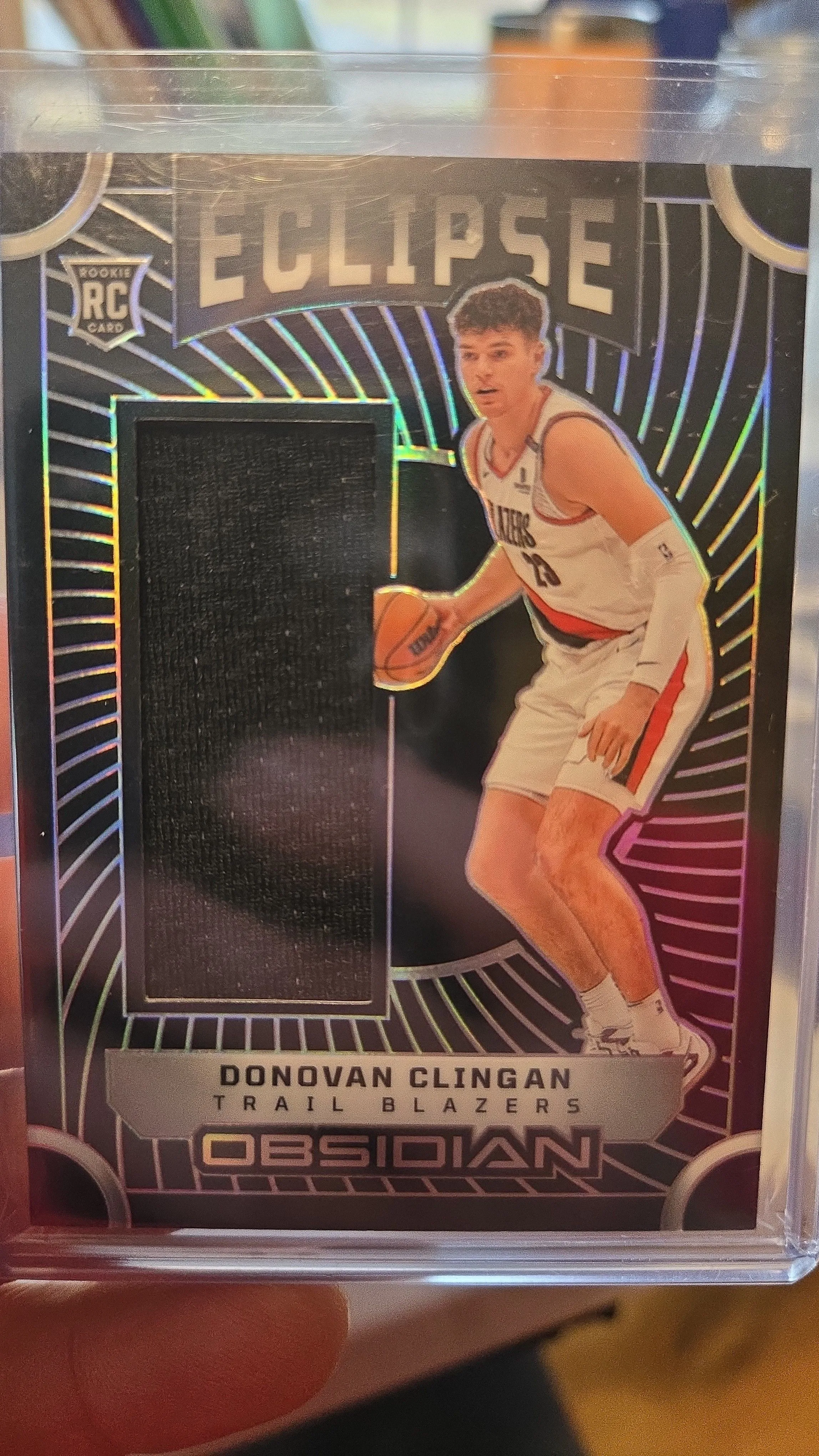 249 2024-25 Panini Obsidian #EM-DCP Donovan Clingan Eclipse