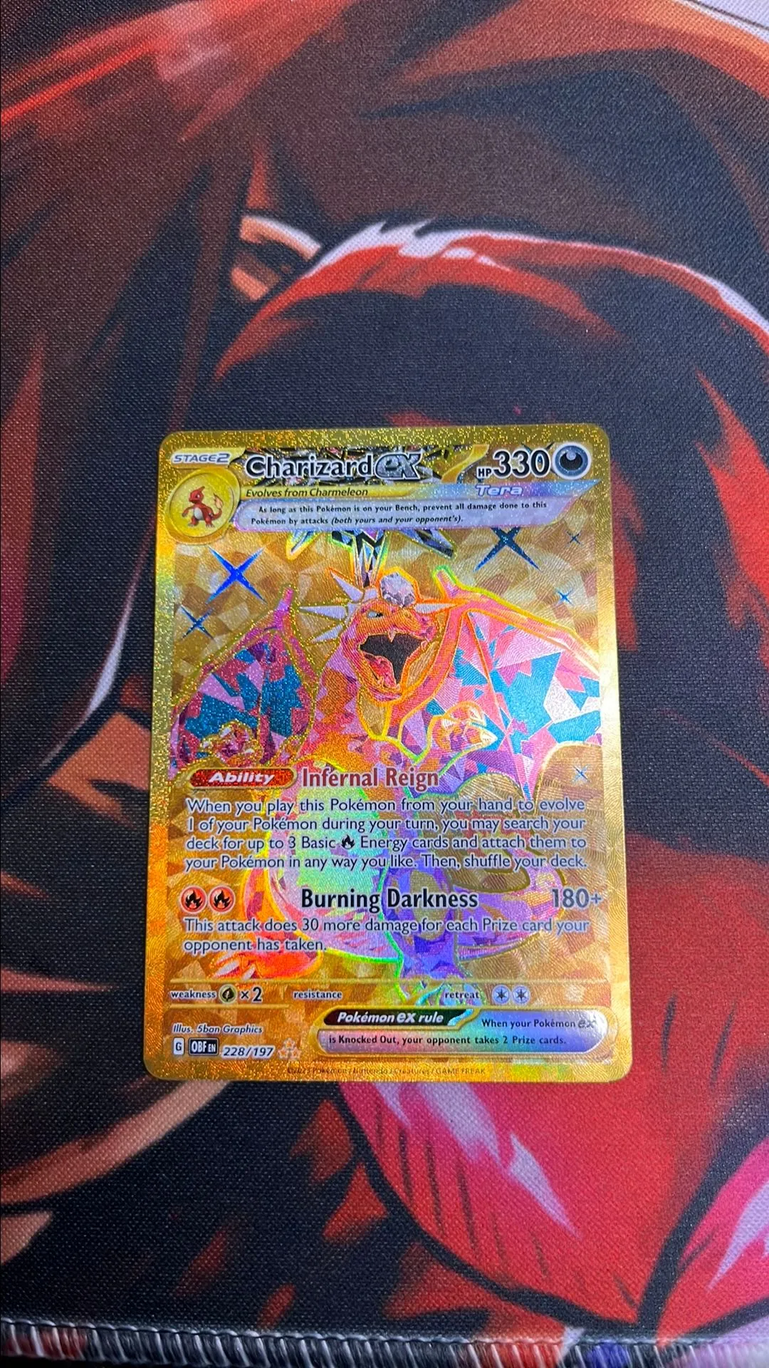 ｍ Tera Charizard Ex Gets A Gold Card In Poku00e9mon TCG