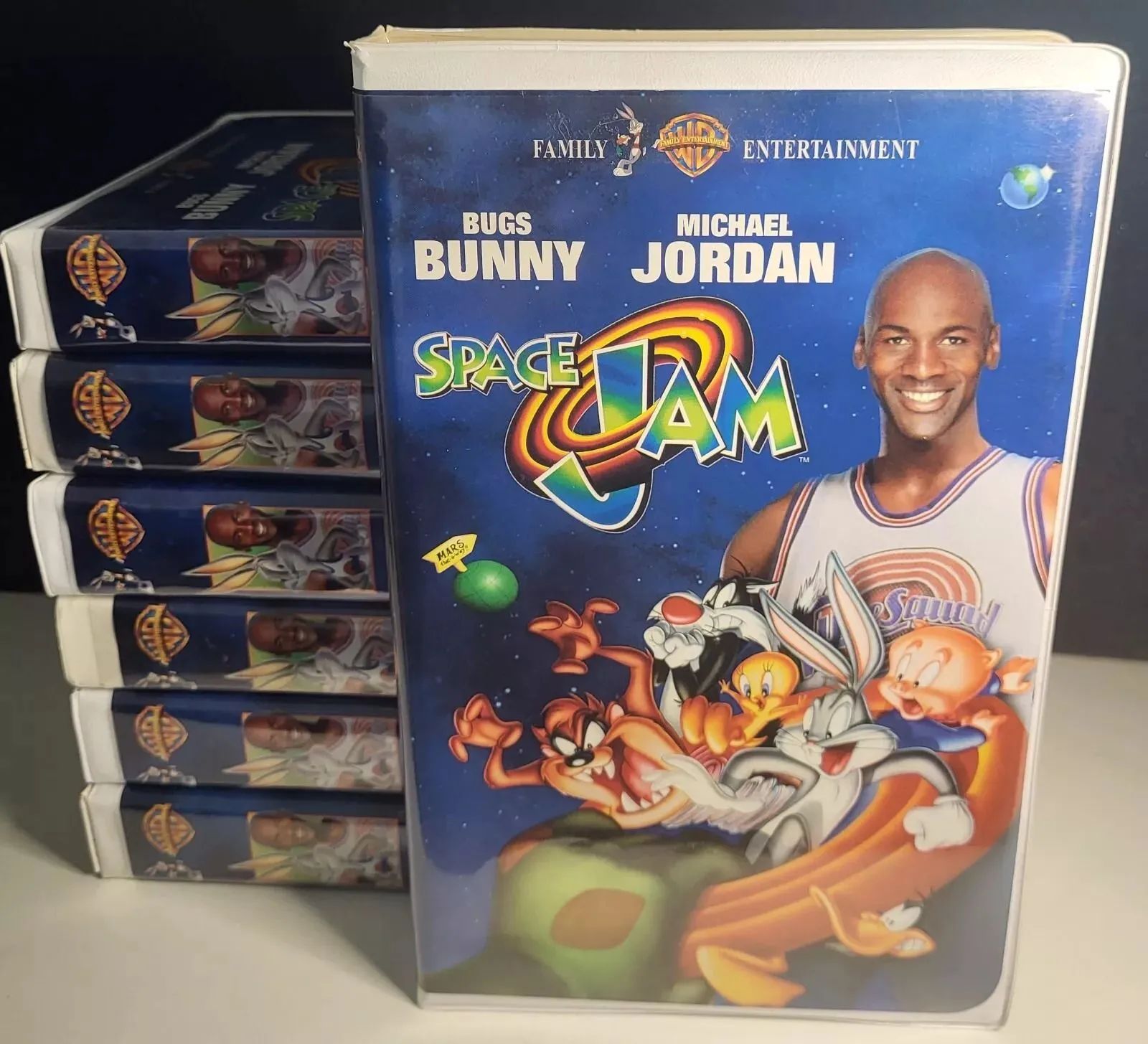 Vintage 1996 Space Jam Michael Jordan Original Clamshell VHS Video