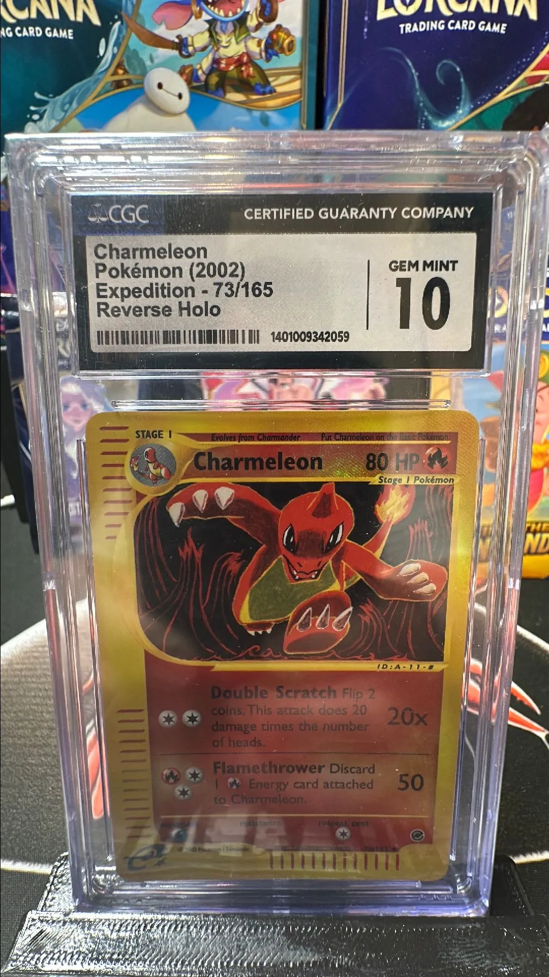 Pokemon Charmander Expedition Reverse orders Holo CGC 9