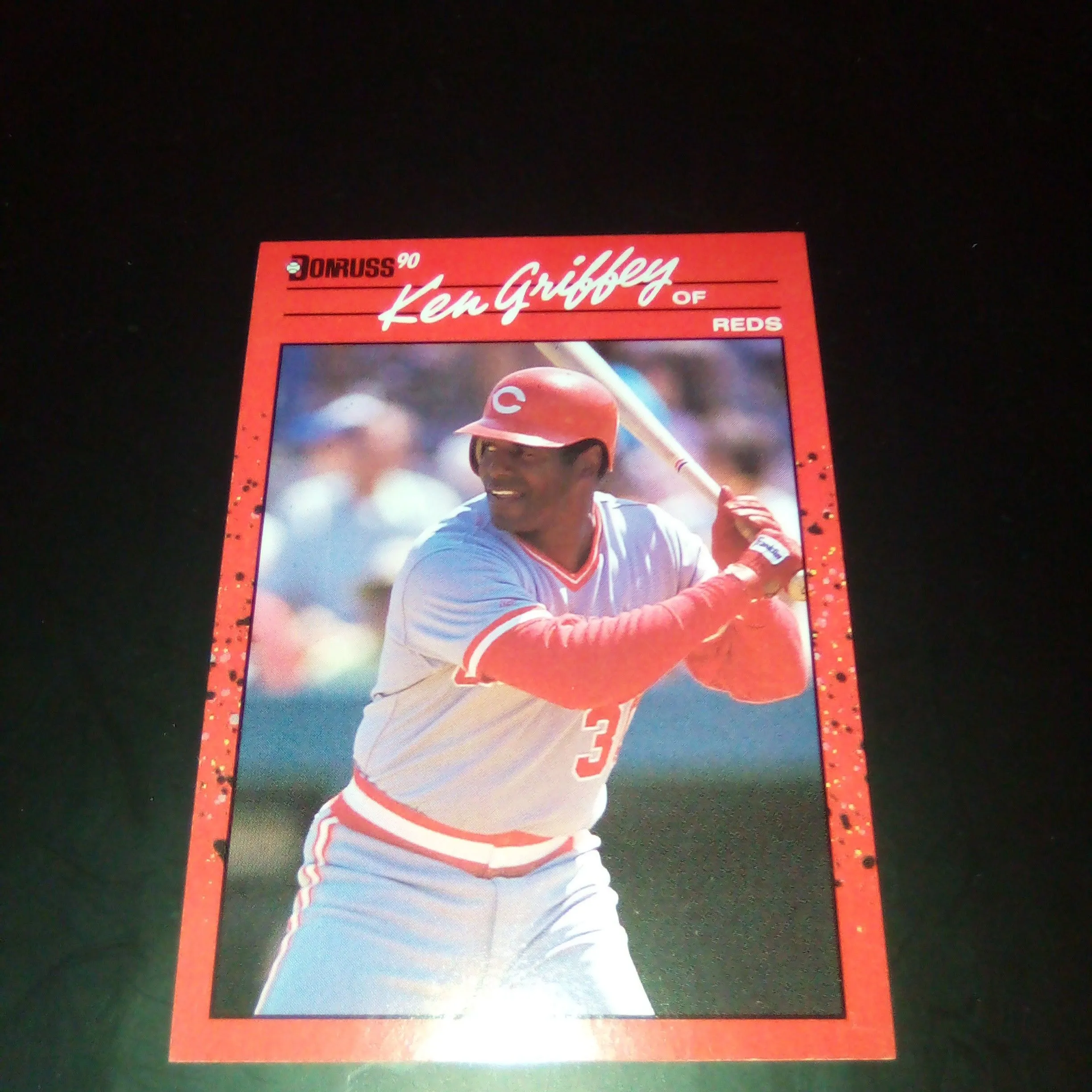 Rare Ken Griffey, Jr. Error card and Ken Griffey, high quality Sr card