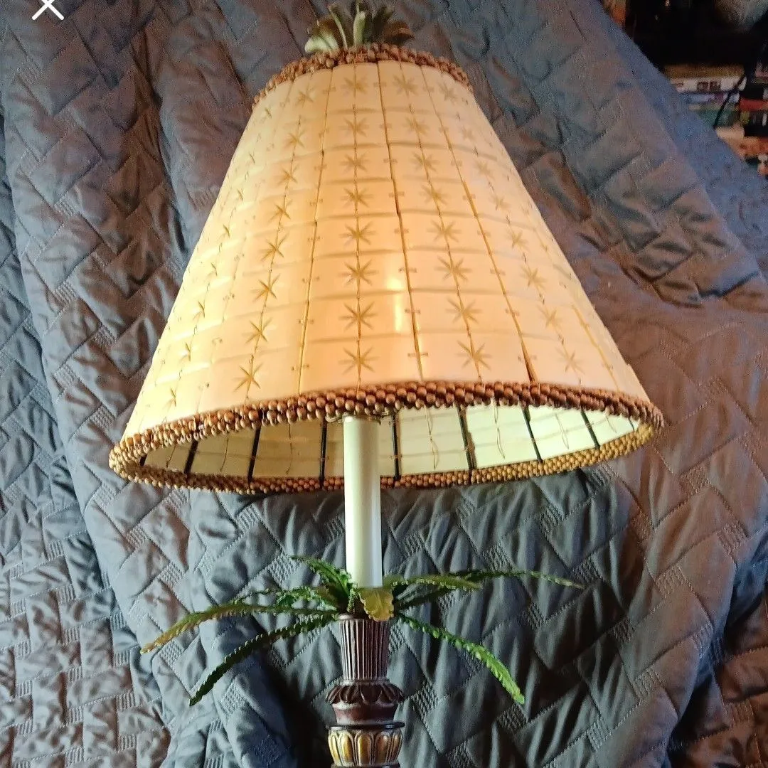 Vintage palm tree lamp hotsell