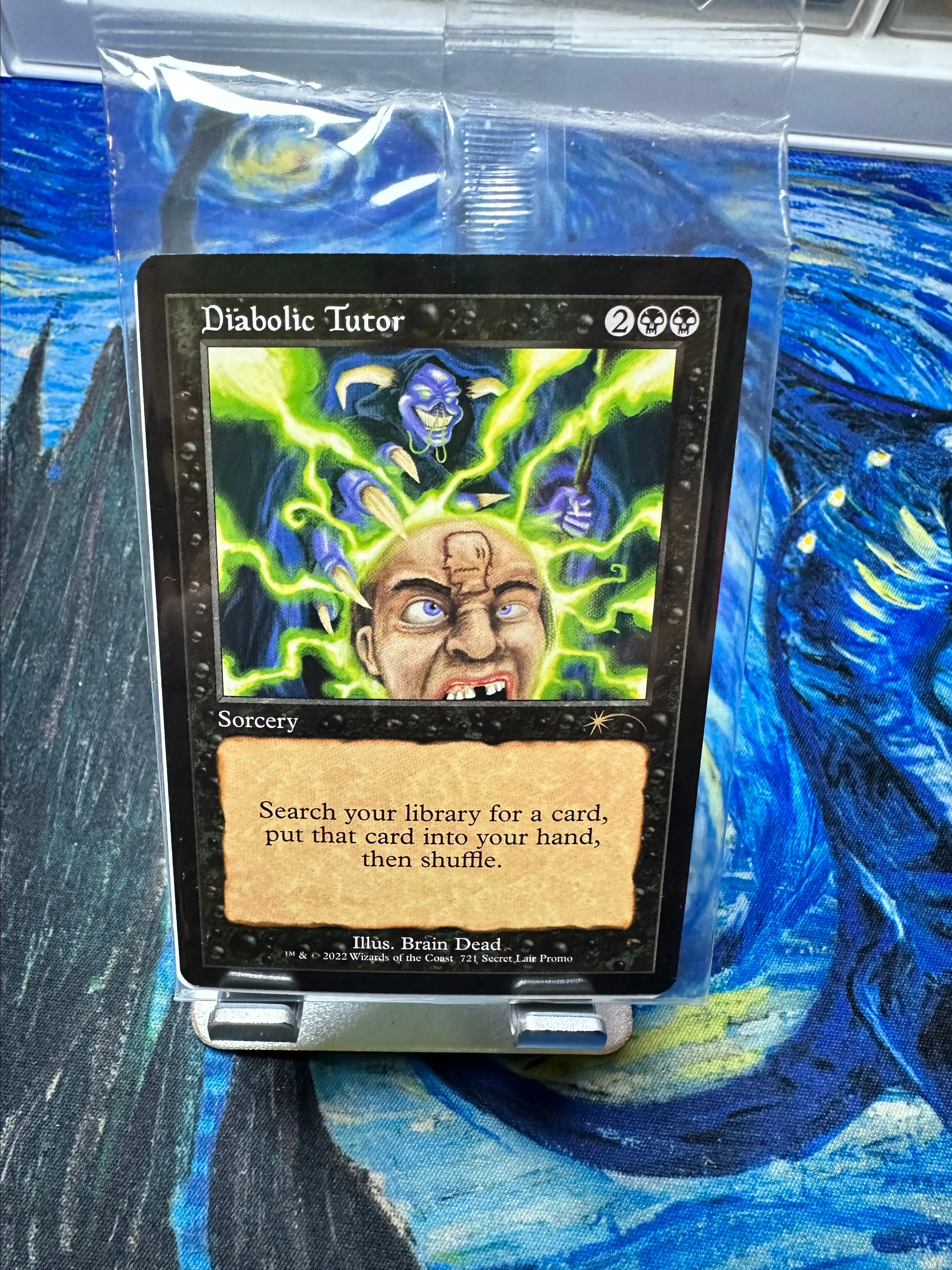 Diabolic Tutor sealed BrainDead exclusive variant secret lair mono