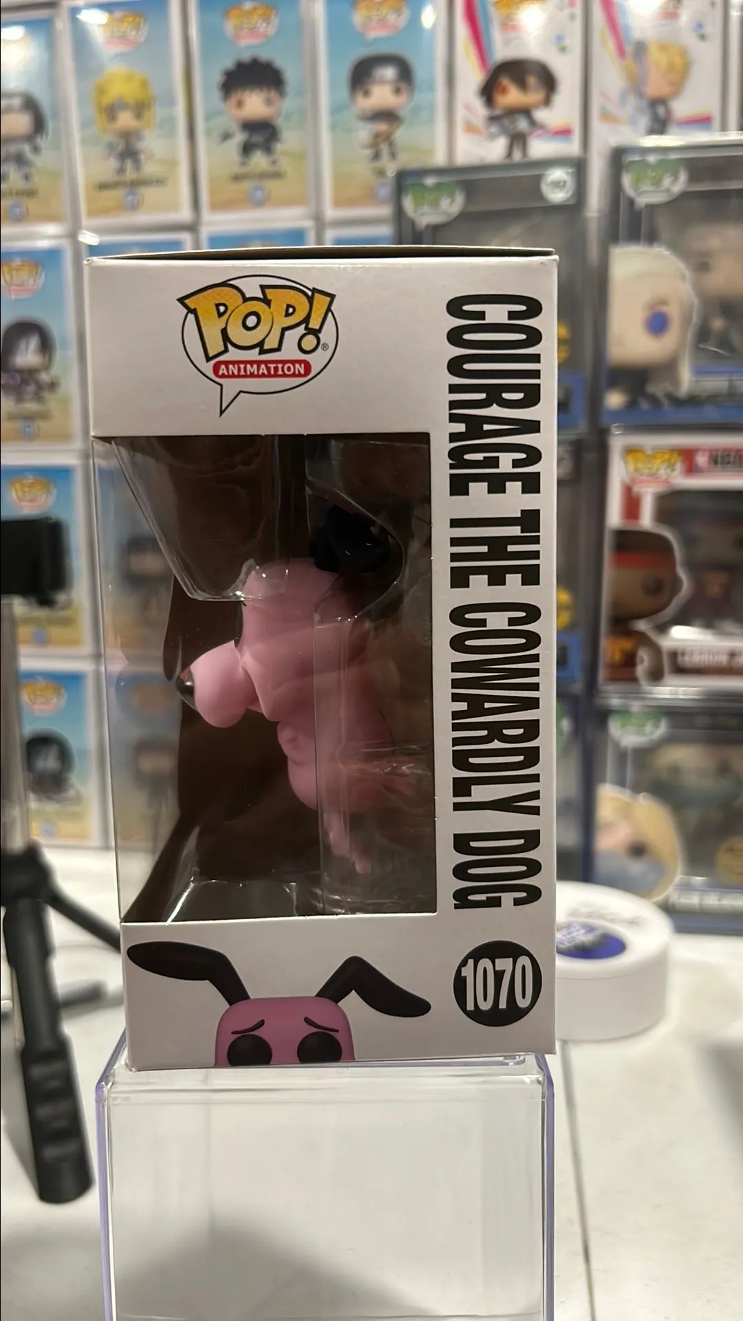 Cartoon Network Titans Vinyl Figures Series 2 Courage the Cowardly Dog Figure sold 3”