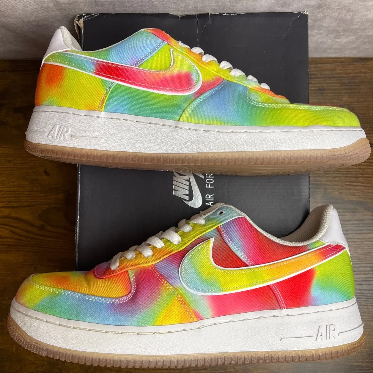 スニーカー Nike Air Force 1 Low Tie Dye Chicago SS 20 2020 Nike Air Force 1 Low Summer of Peace Tie Dye Chicago Size 10