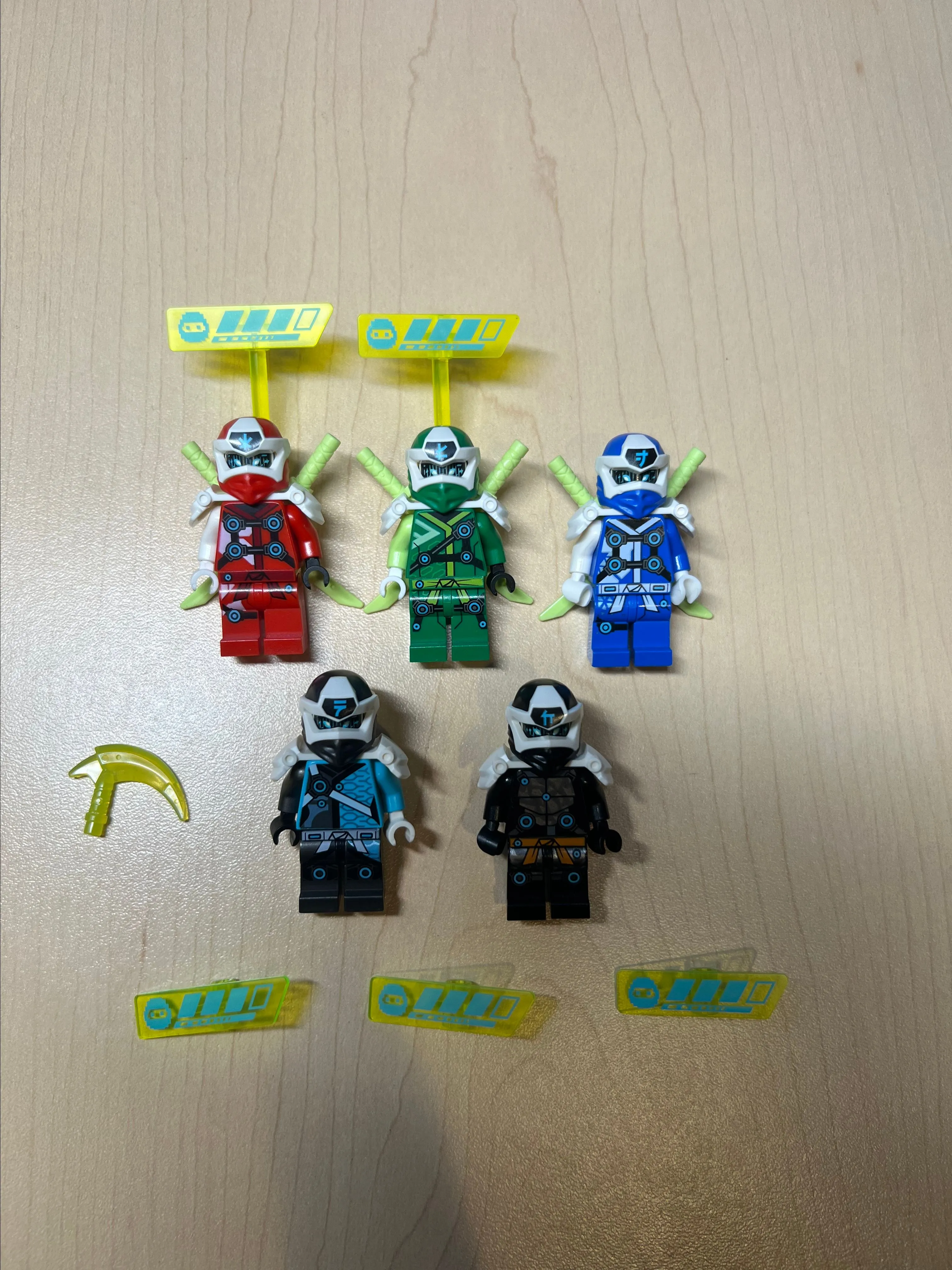 Lego Ninjago Digi suit complete collection lot of 5 Whatnot Buy Sell Go Live