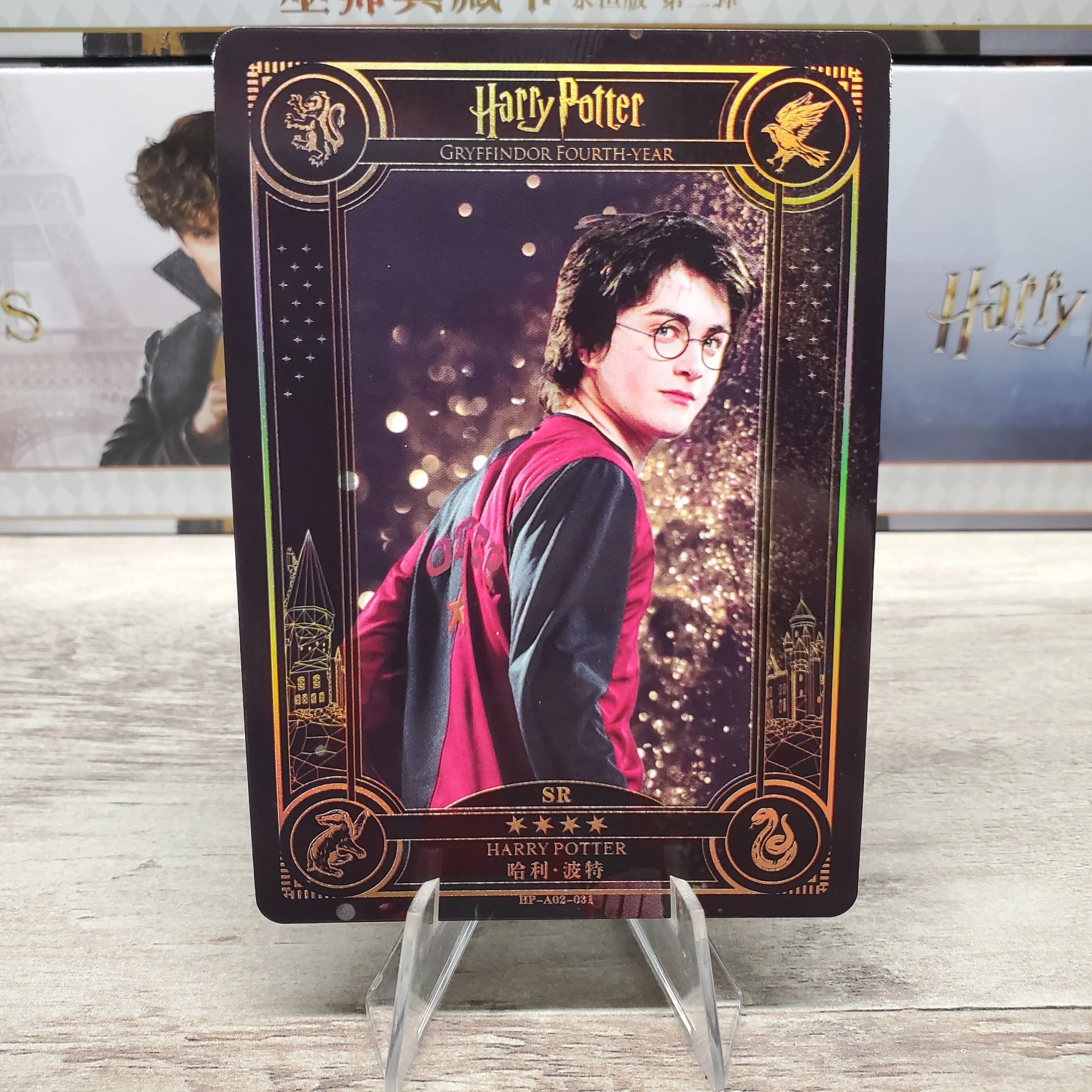 HarryPotter ユニバーサルスタジオジャパン Gryffindor Hogwarts Gryffindor Emblem Pass Case Harry Potter USJ Japan