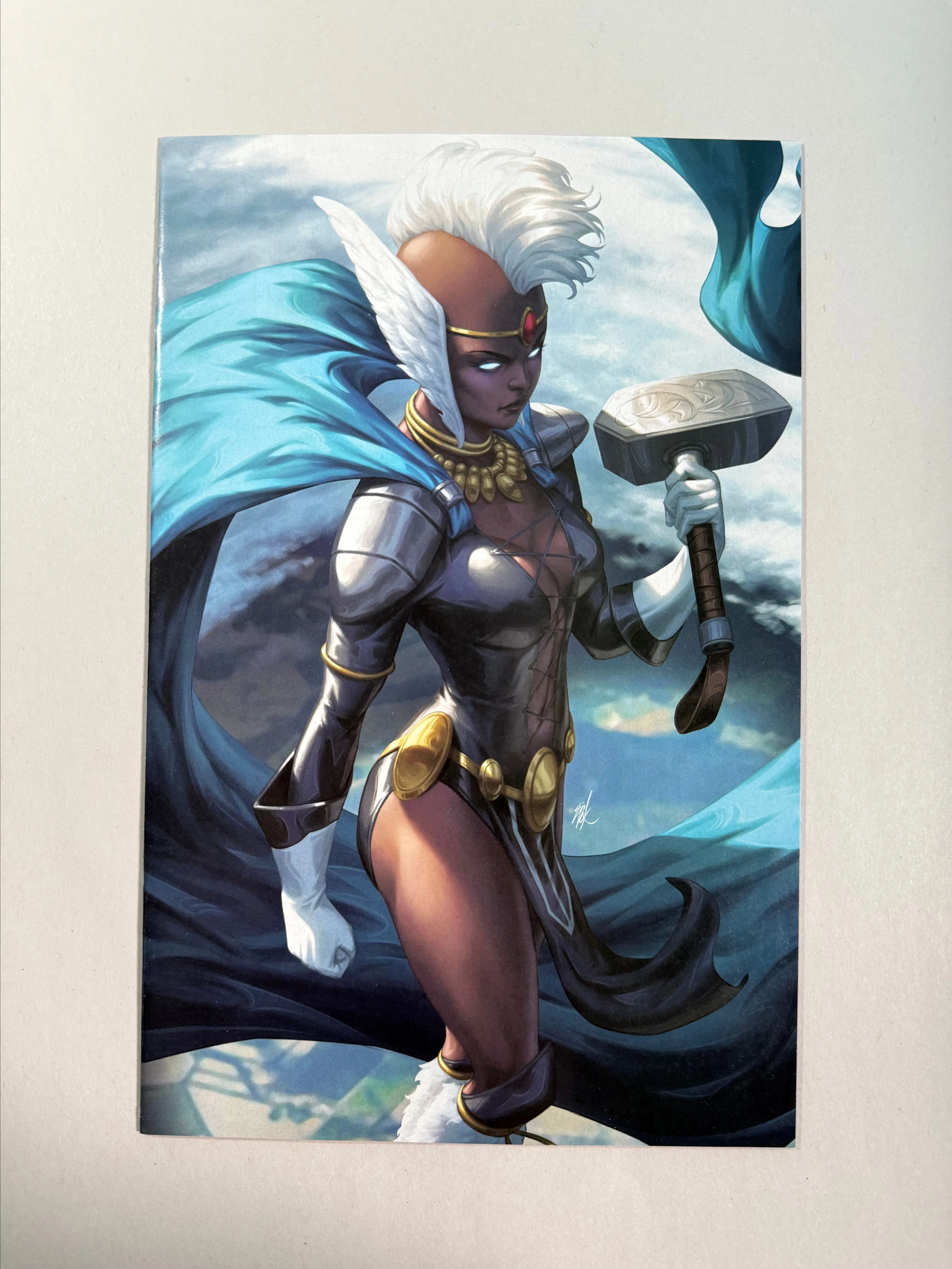 PRINT! Darkstalkers: Morrigan #1 cover art by Artgerm SIGNED