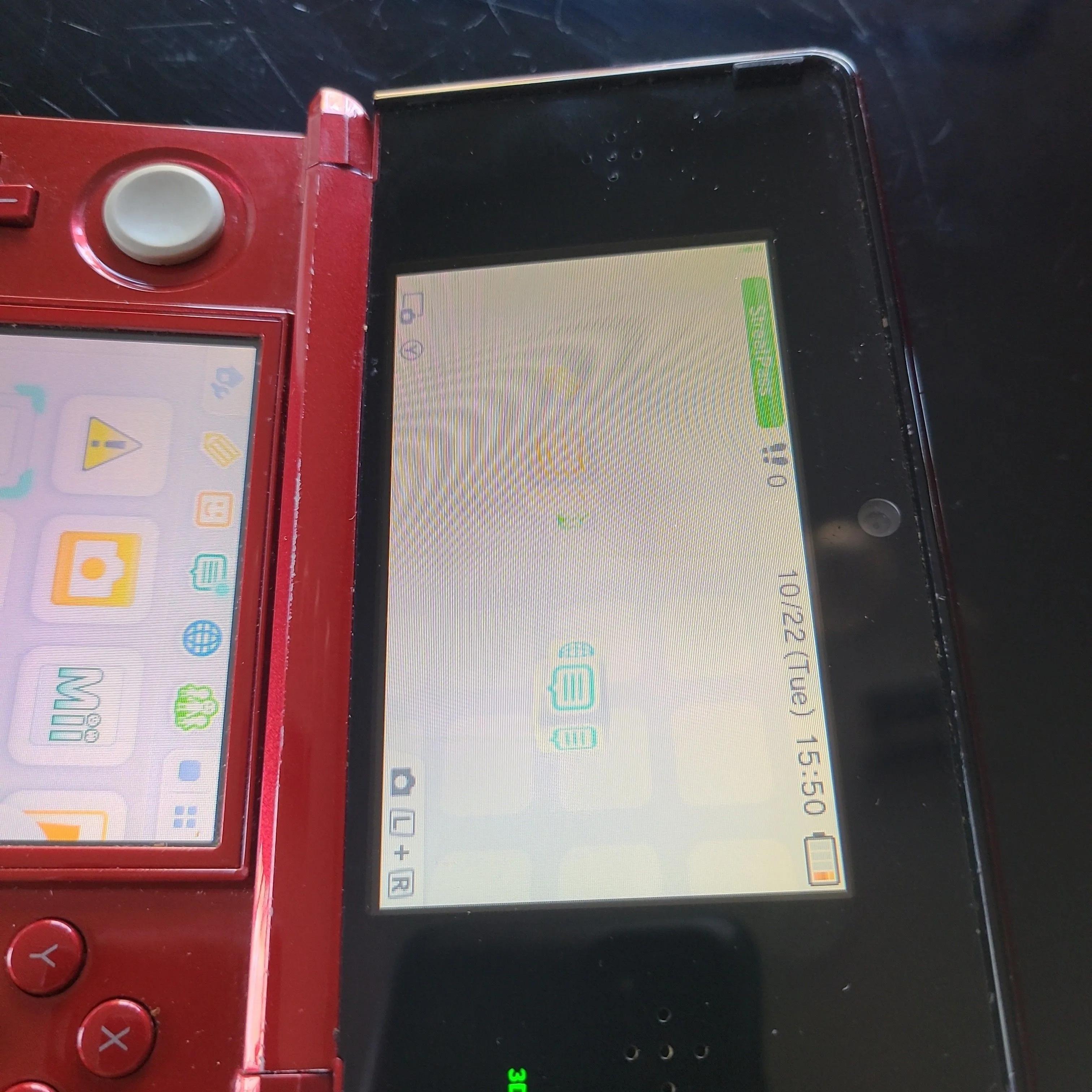 Flame Red Nintendo 3DS Console Not Reading Games · Whatnot