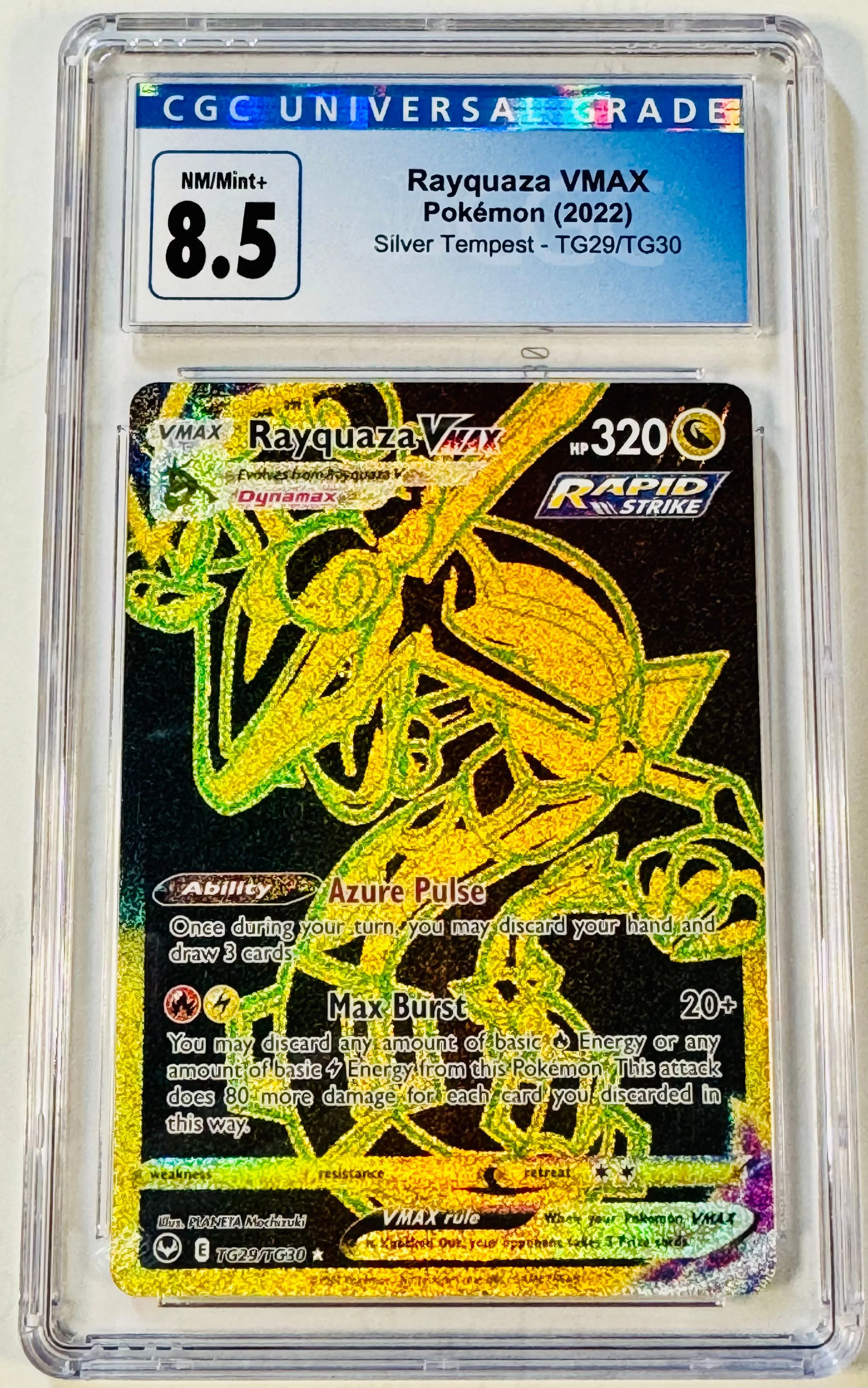Pokémon - Rayquaza VMAX (Secret) CGC 8.5 · Whatnot: Shop