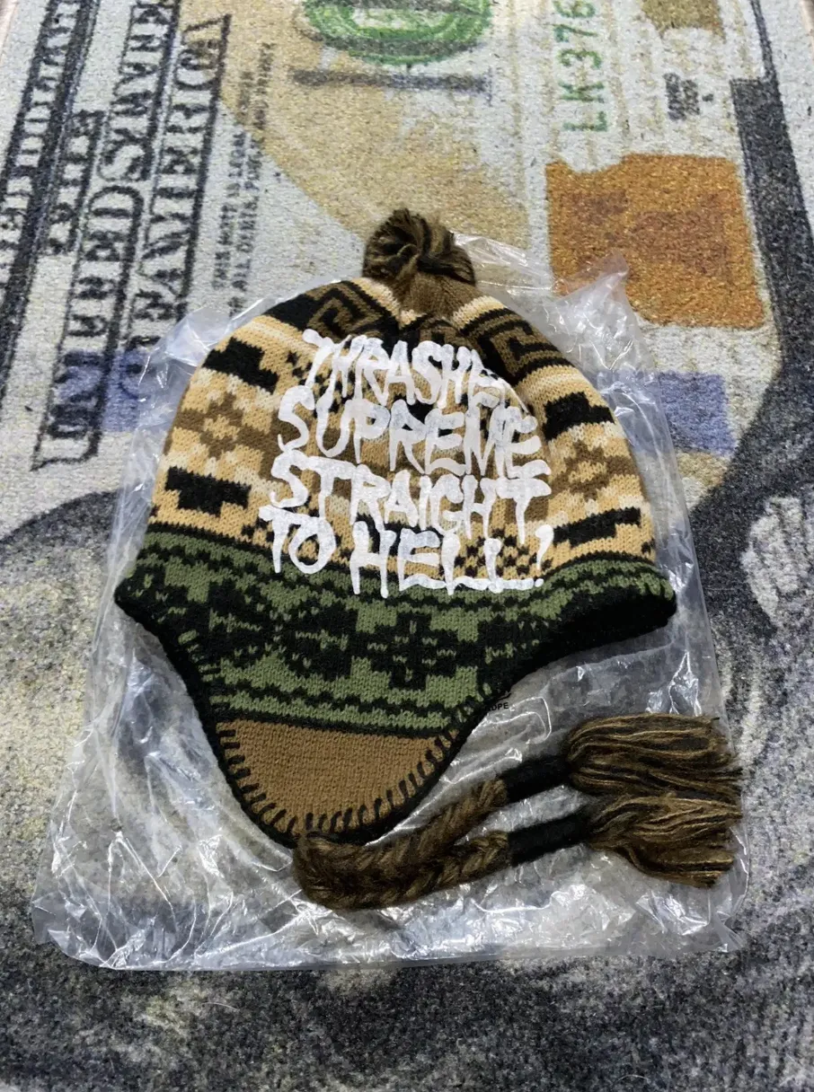 Supreme Thrasher Earflap Beanie Multi · Whatnot: Shop, Sell