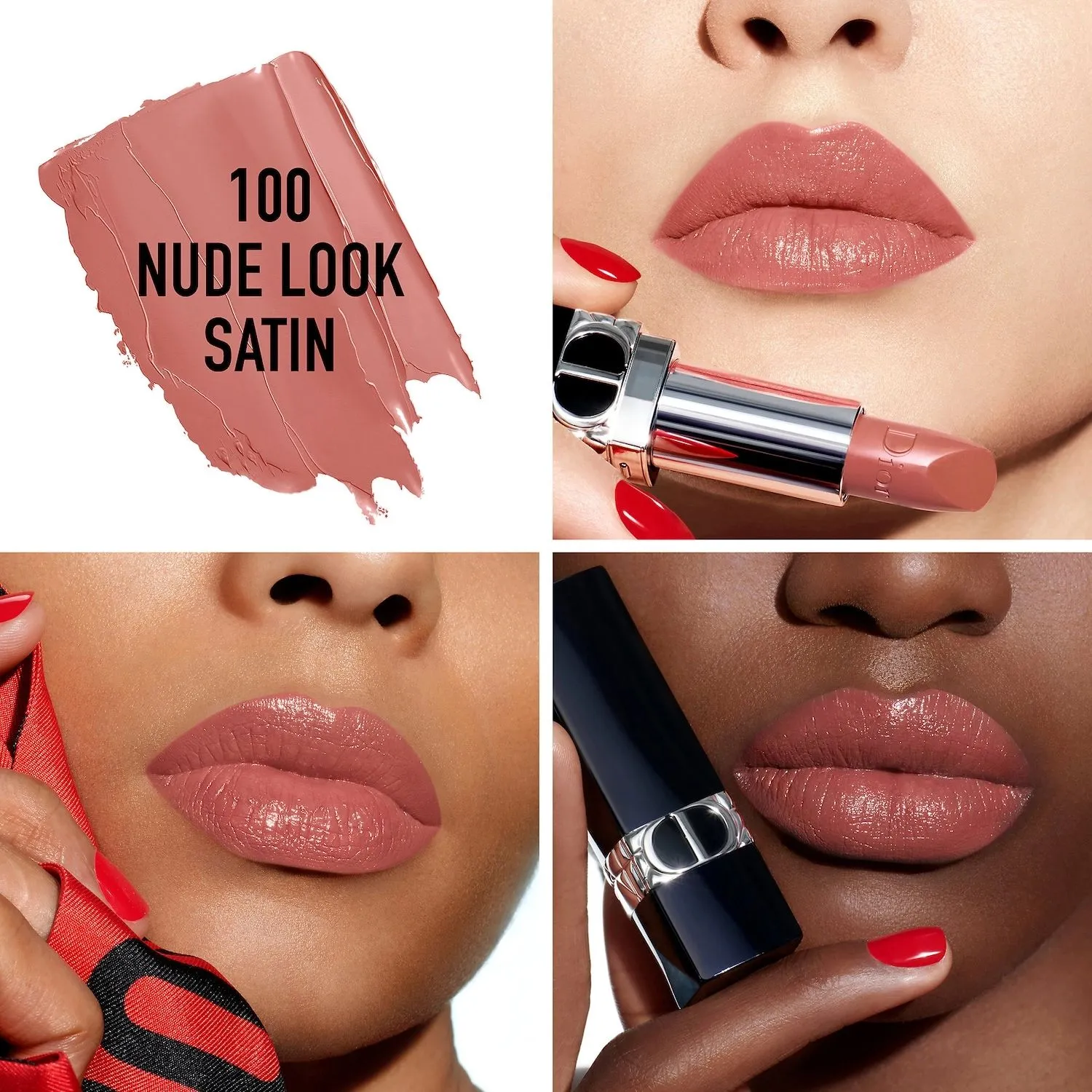 DIOR ROUGE - 100 Nude Look satin finish · Whatnot: Shop, Sell, Connect
