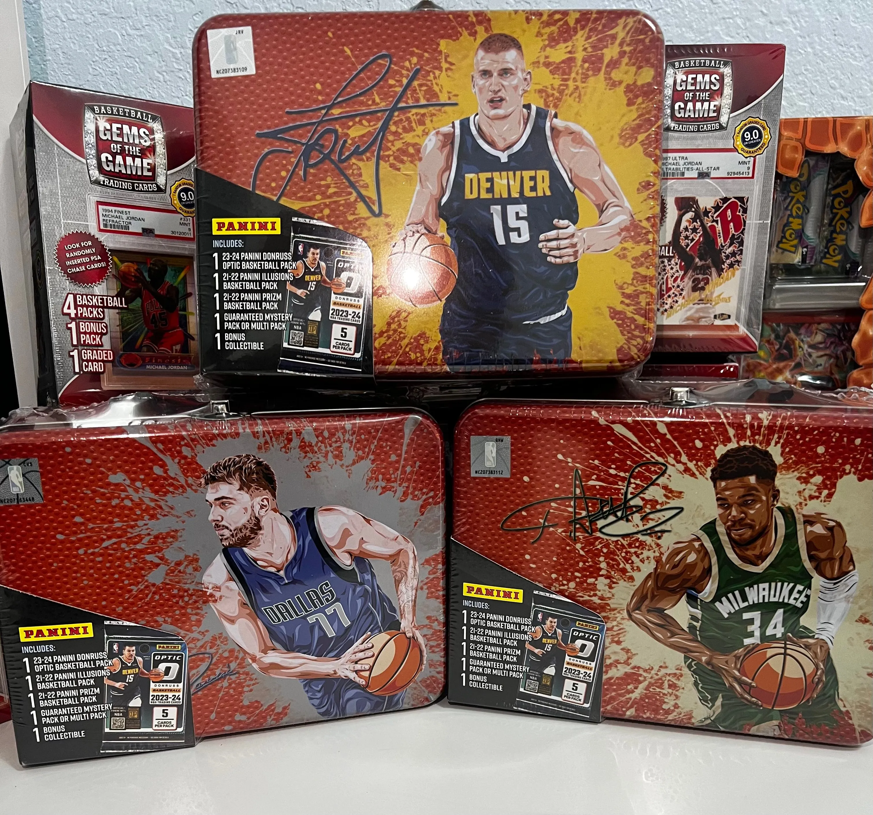 2025 Panini NBA Basketball Player Lunch Box Tin Sealed Giannis