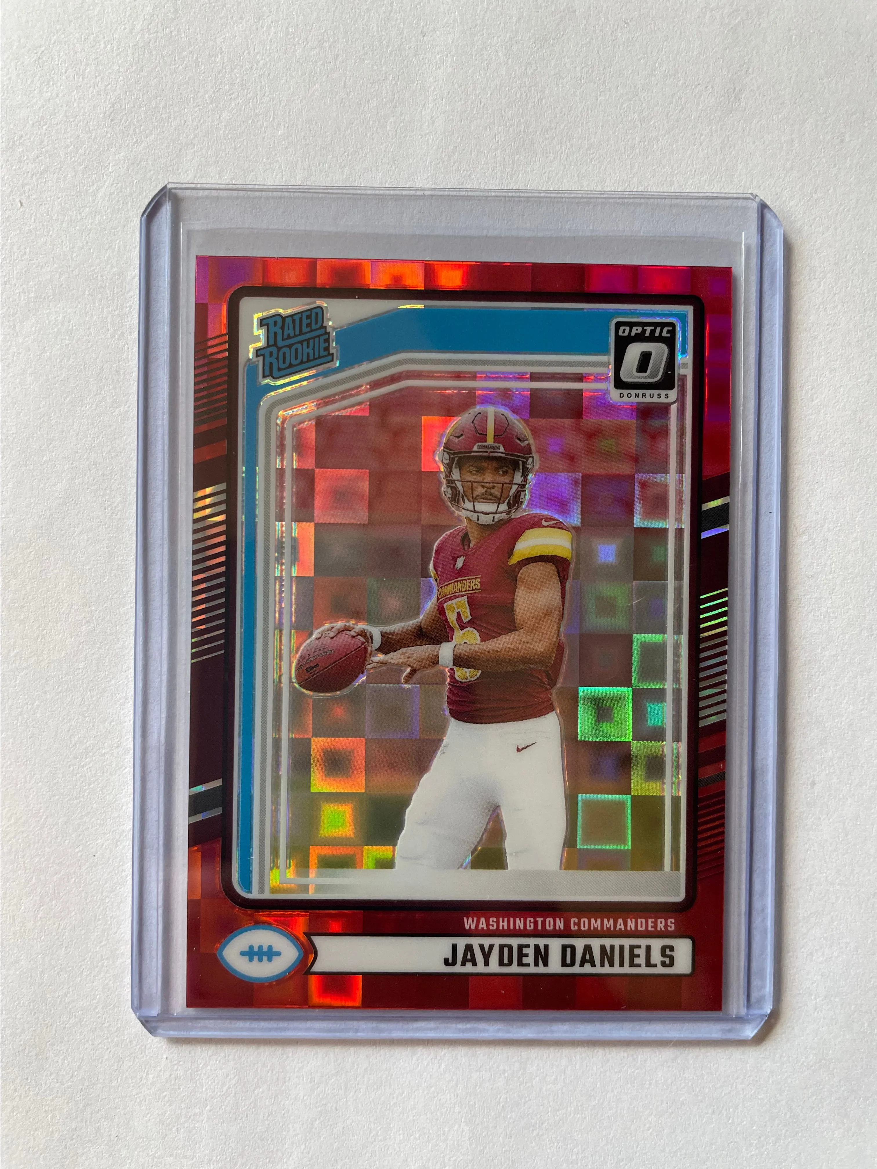 Jayden Daniels SP Red Pandora Color Match Optic Preview