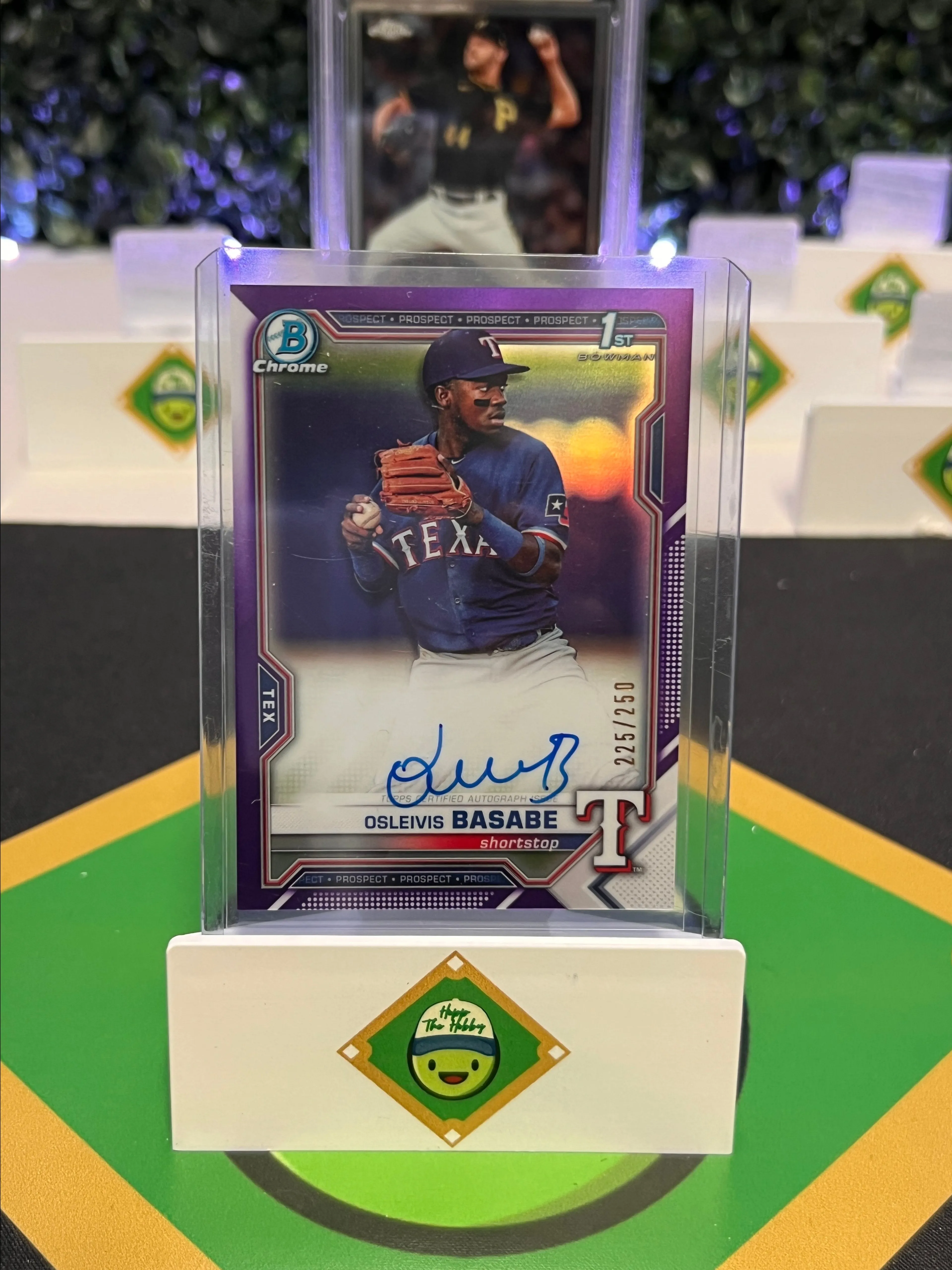 Osleivis Basabe 2021 Bowman Chrome #CPA-OB 1st Chrome Purple Auto #/250 ·  Whatnot: Buy, Sell & Go Live