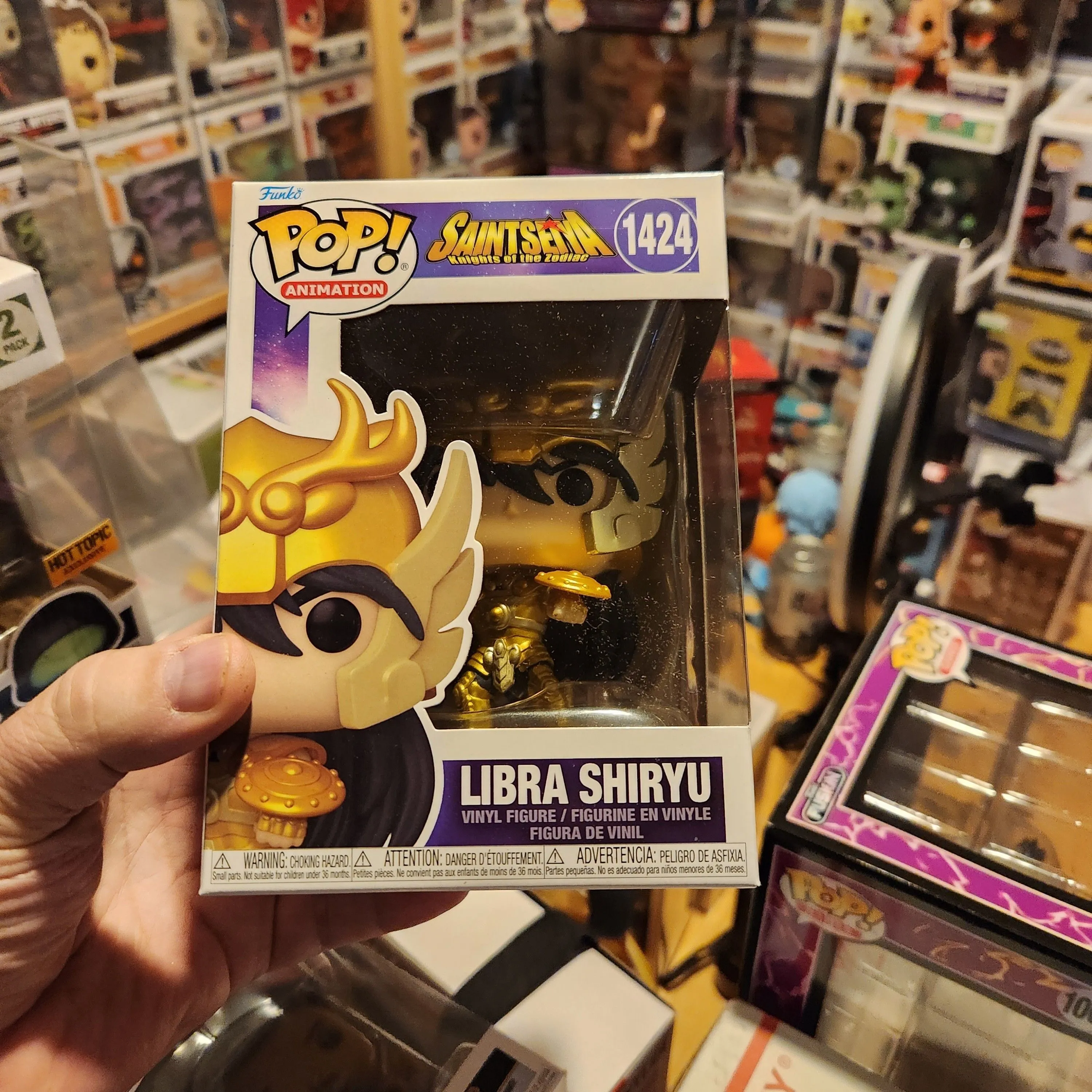 Libra Shiryu from Saint Seiya Funko pop #1424 · Whatnot