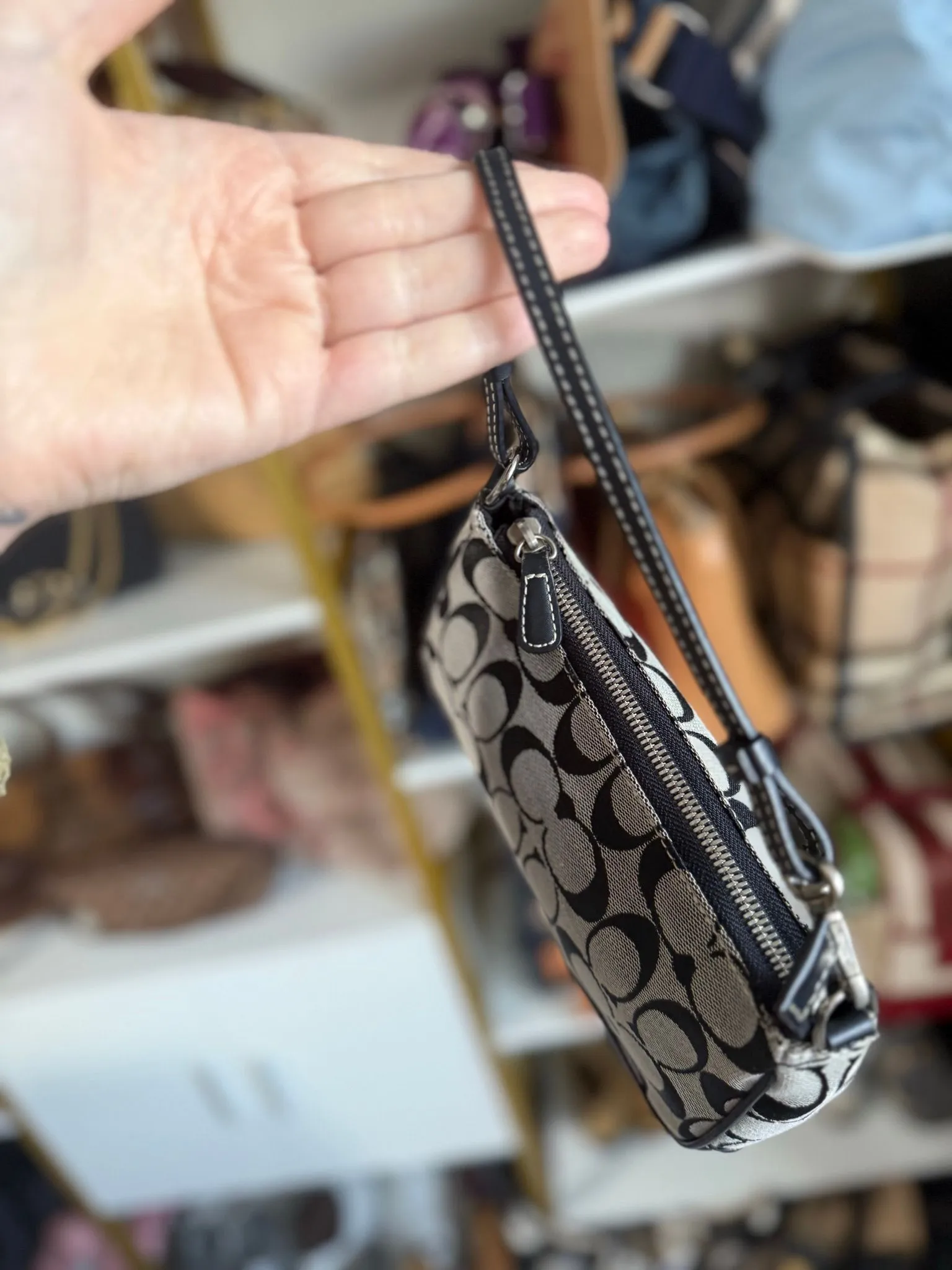 3XW) Coach 6094 Y2k signature Demi pouch bag · Whatnot: Shop, Sell