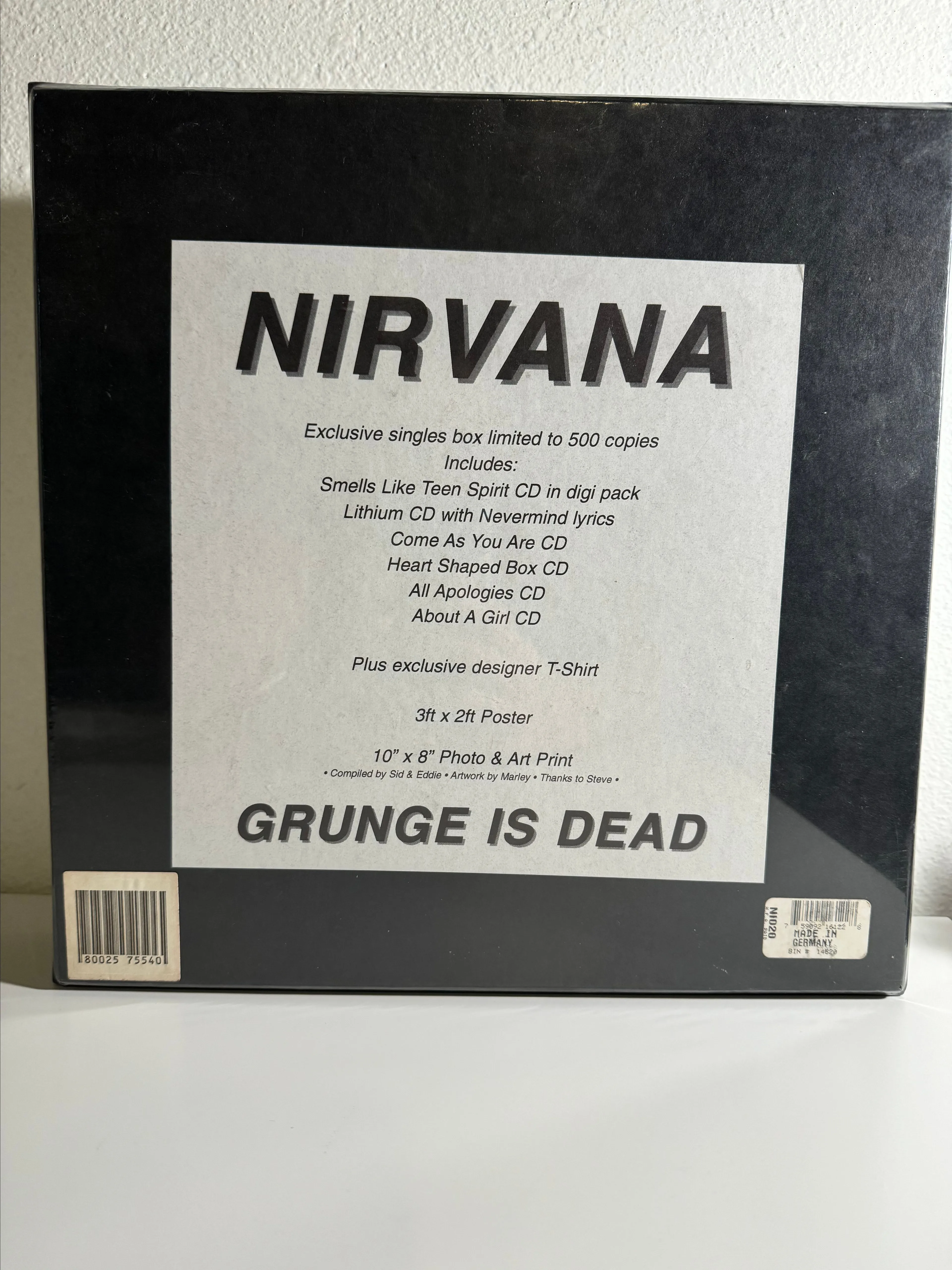 Nirvana (US) Nirvana Box German CD Album Box Set (45548)