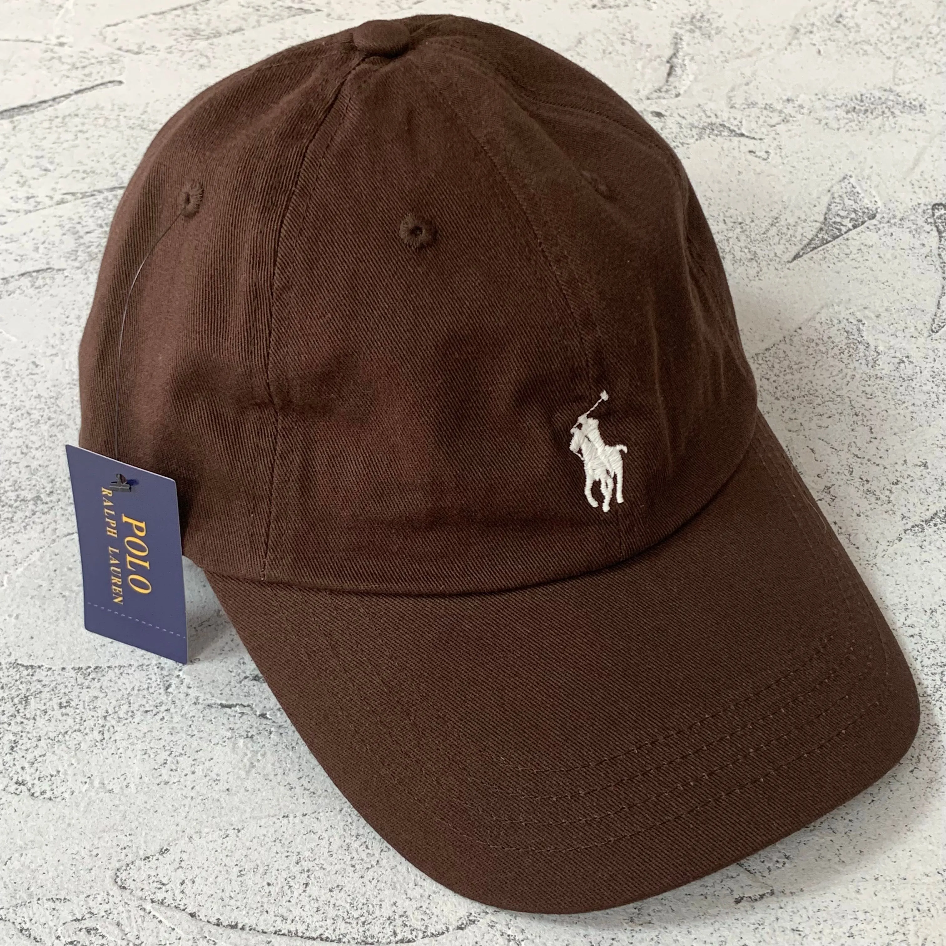 Polo Ralph Lauren dark brown baseball cap · Whatnot: Shop, Sell