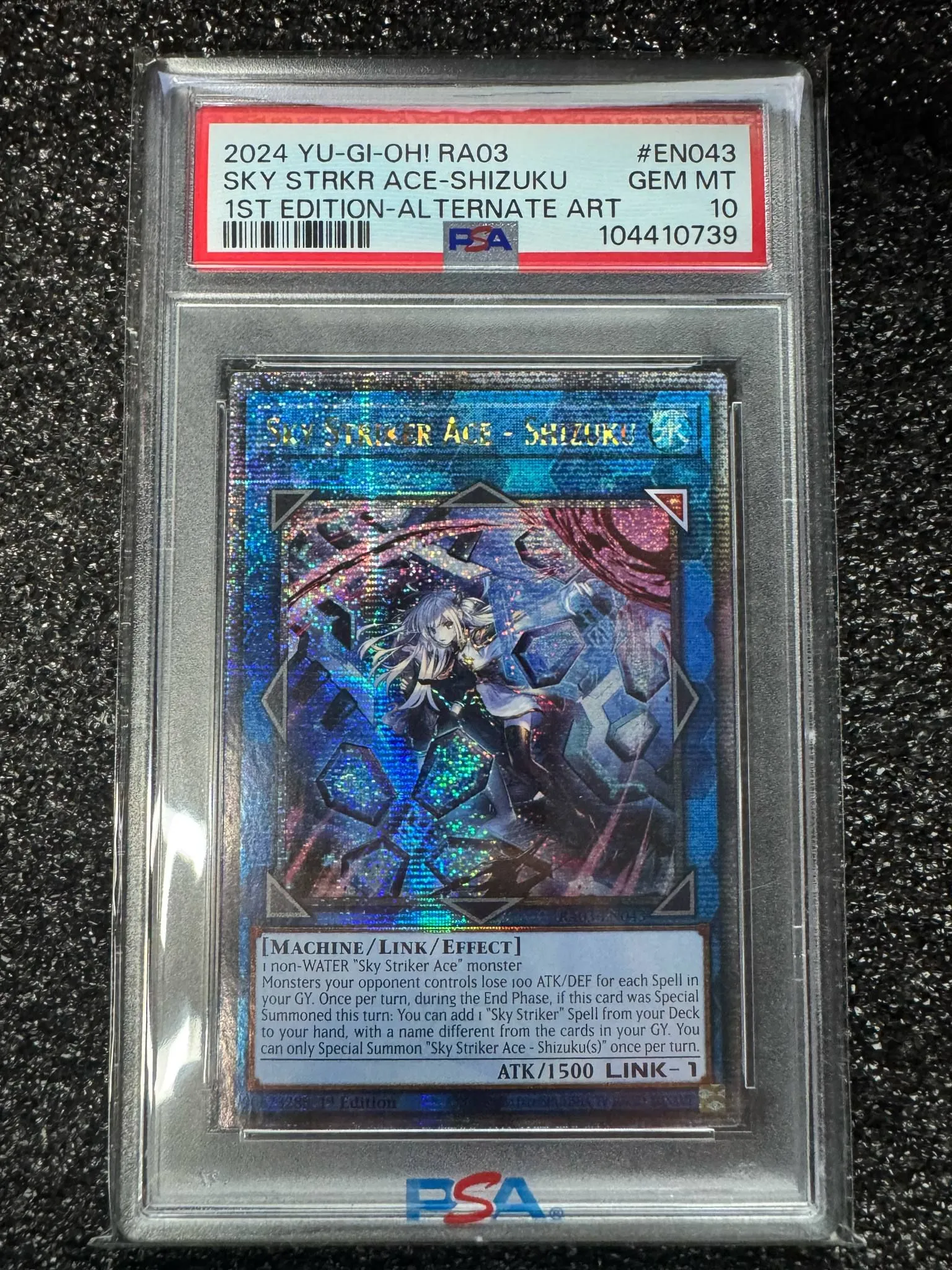 2025 Yu-Gi-Oh! スカイストライカー・エース-ゼロ PSA 10 PSA 10 Yu-Gi-Oh Sky Striker Ace ZERO DUAD JP049 Prismatic Secret