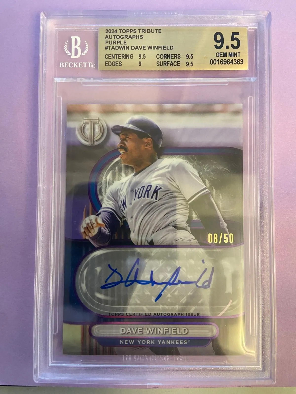 topps TIER ONE トム グラビン 直筆サインカード Single,MLB,直筆