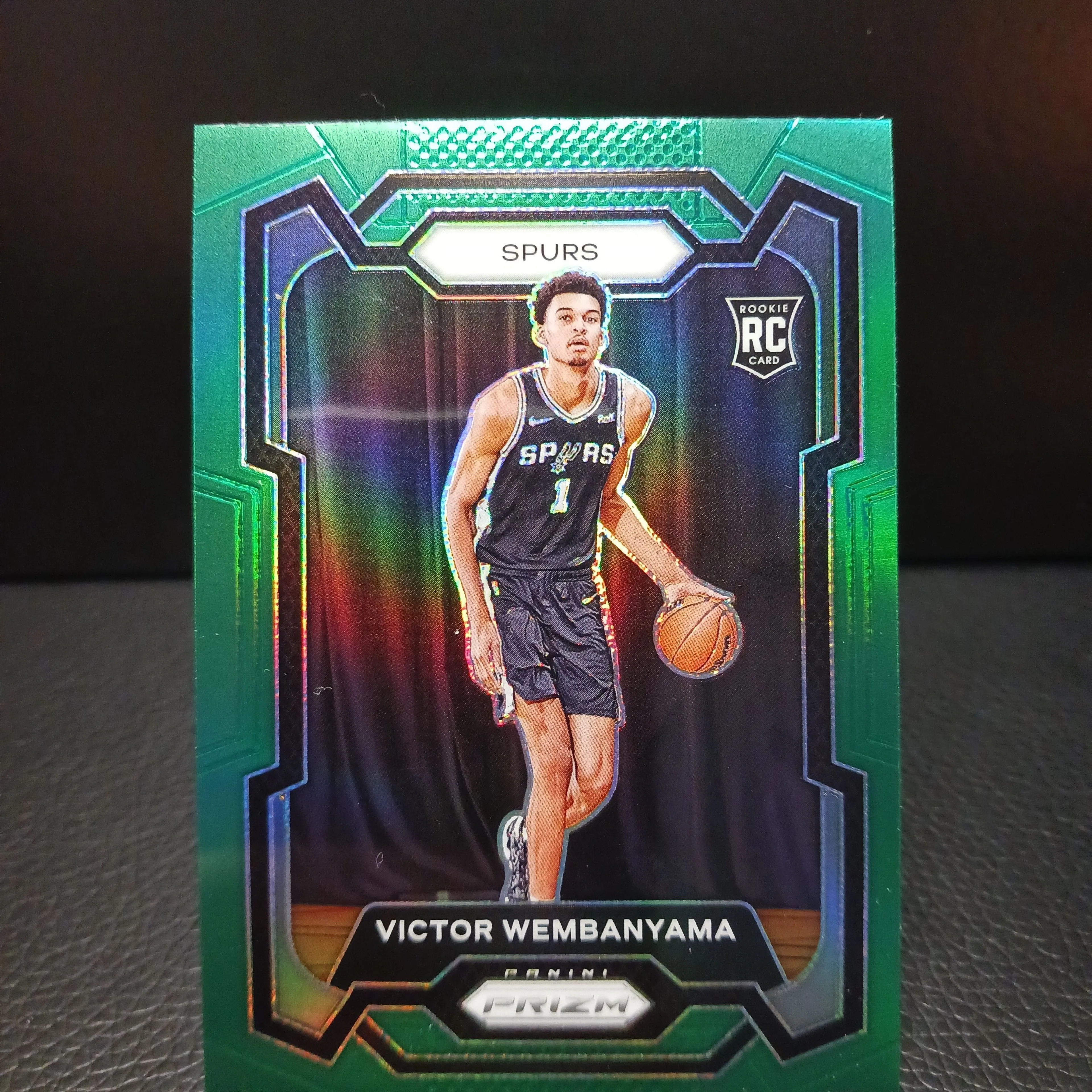 23'-24' Panini NBA Prizm Victor Wembanyama Green Prizm Rookie #136