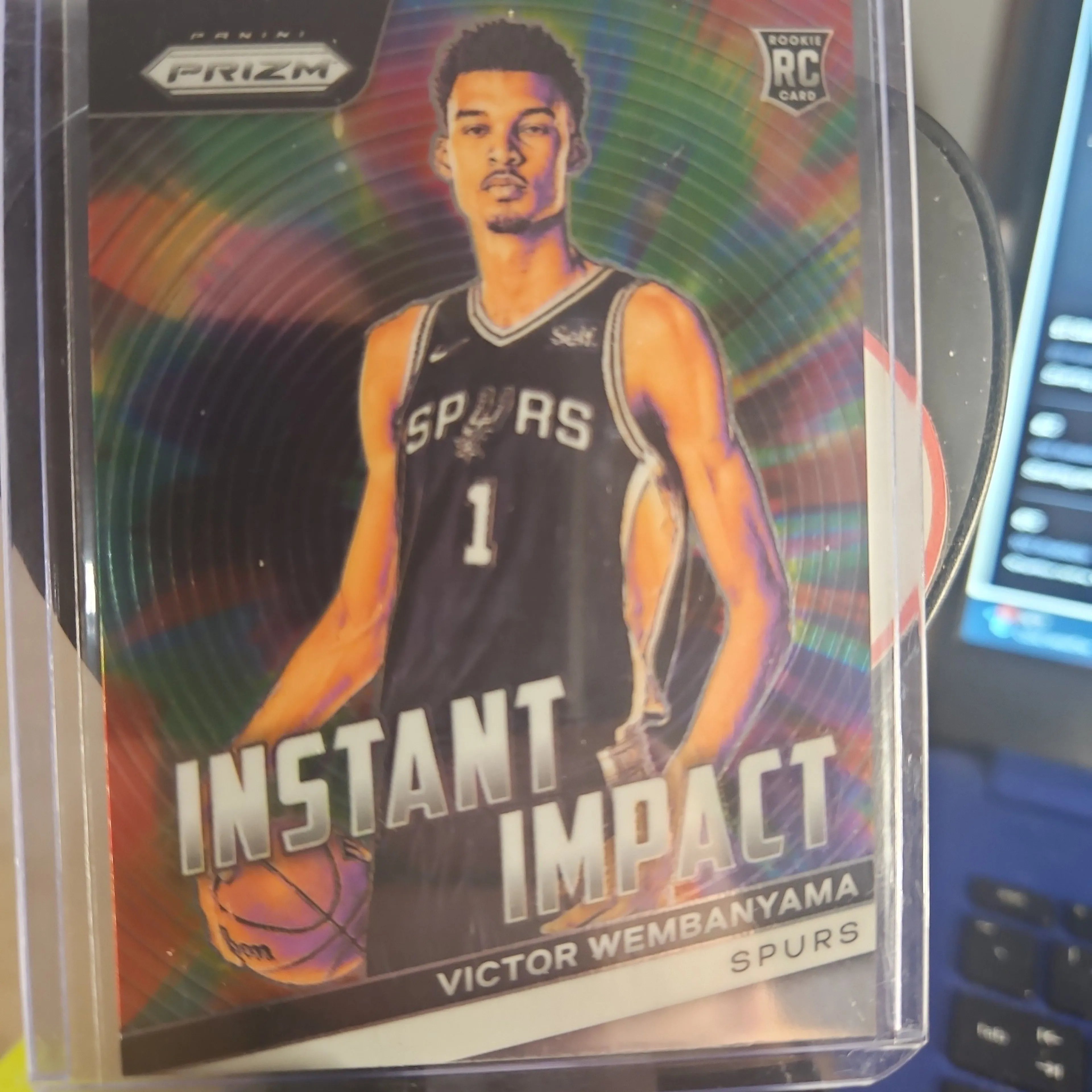 Victor Wembanyama Rookie..2023-24 Prizm Instant Impact Insert