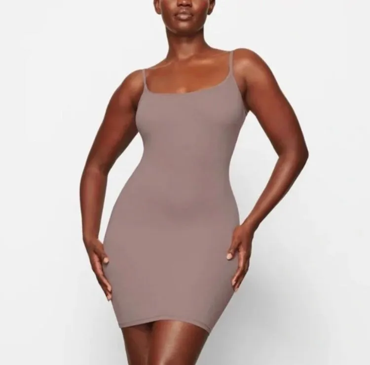 SKIMS Fits Everybody Mini Slip Bodycon Dress outlet