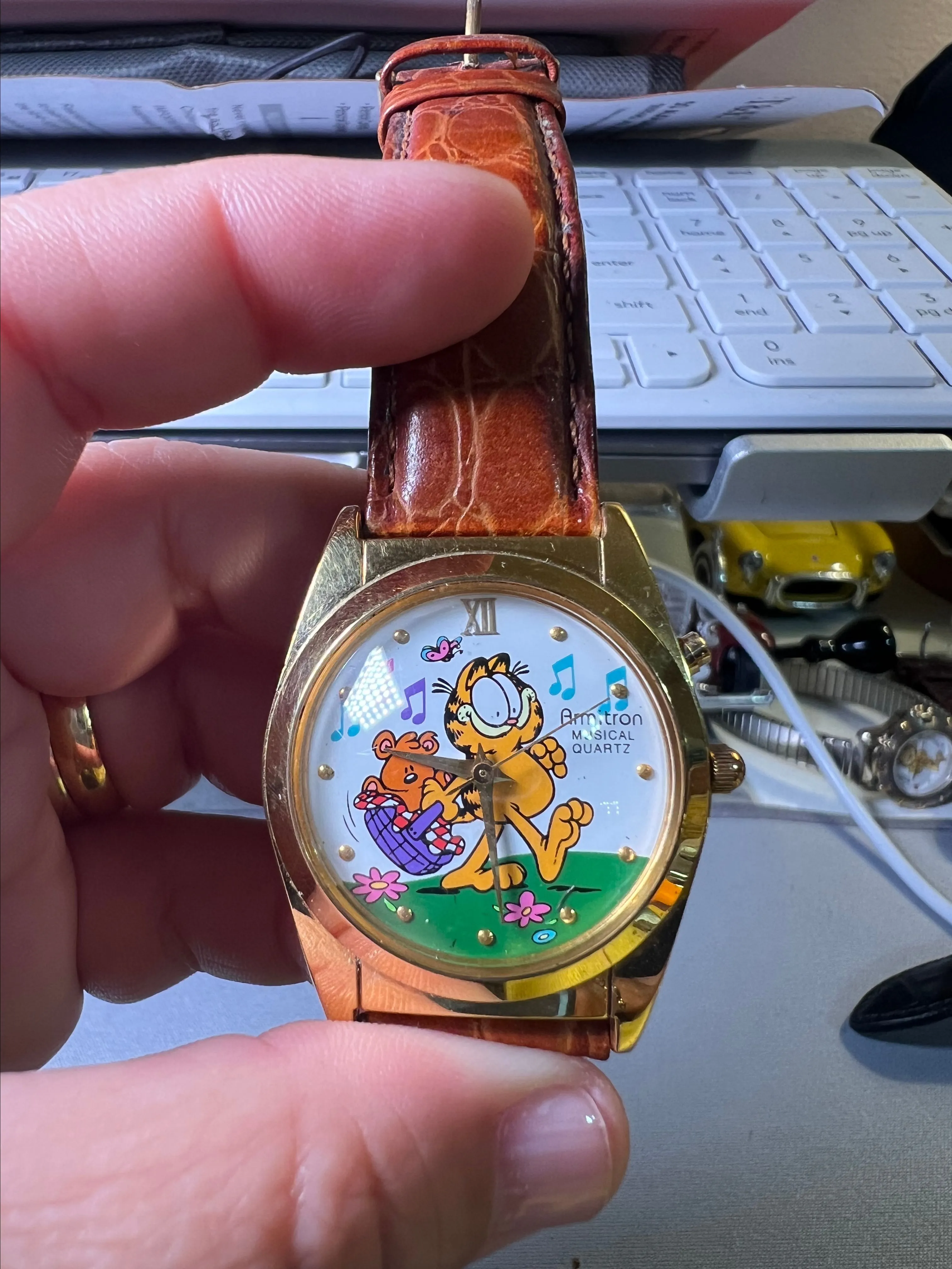 Garfield Armitron quartz watch Whatnot Buy Sell Go Live