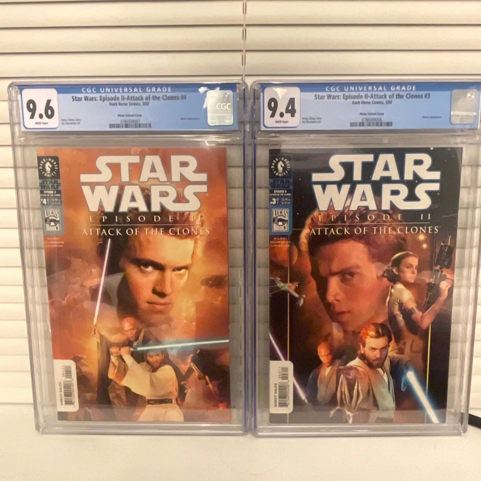 Star Wars discount Episode II Attack of the Clones #1 Dark horse CGC 9.6