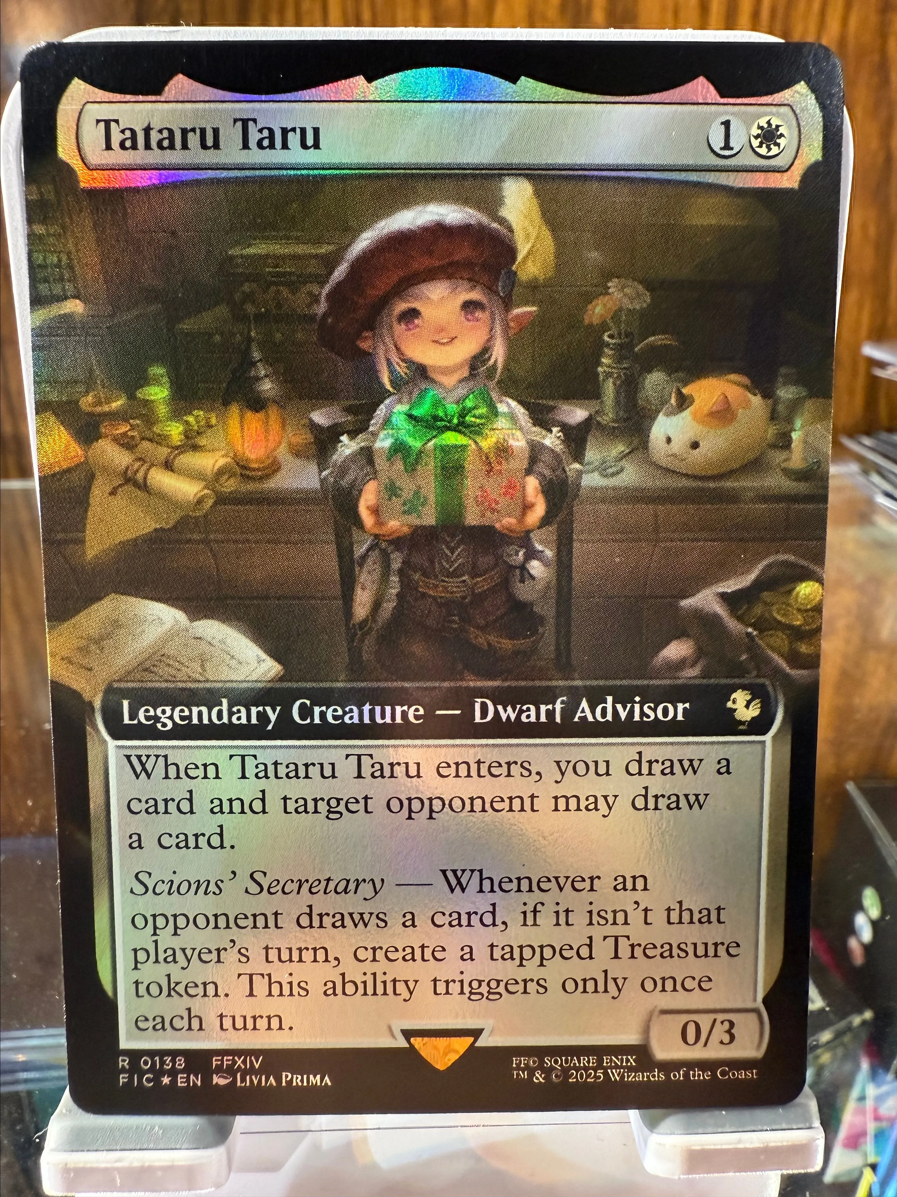 Tataru Taru (Extended Art Foil)- Commander: FINAL FANTASY (FIC