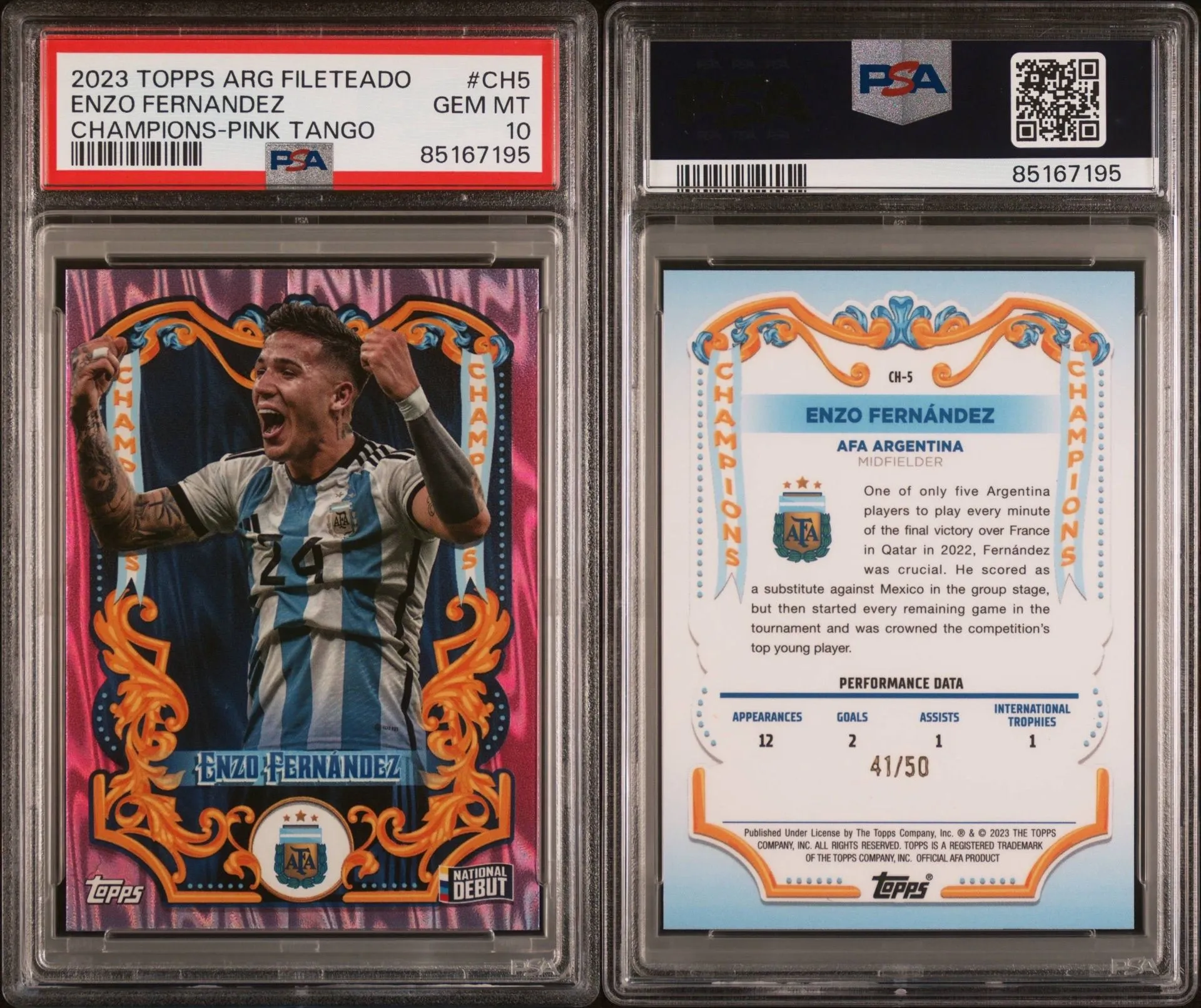 Topps Argentina FILETEADO ENZO インサート15シリ Topps Argentina FILETEADO ENZO インサート15シリ Topps Argentina
