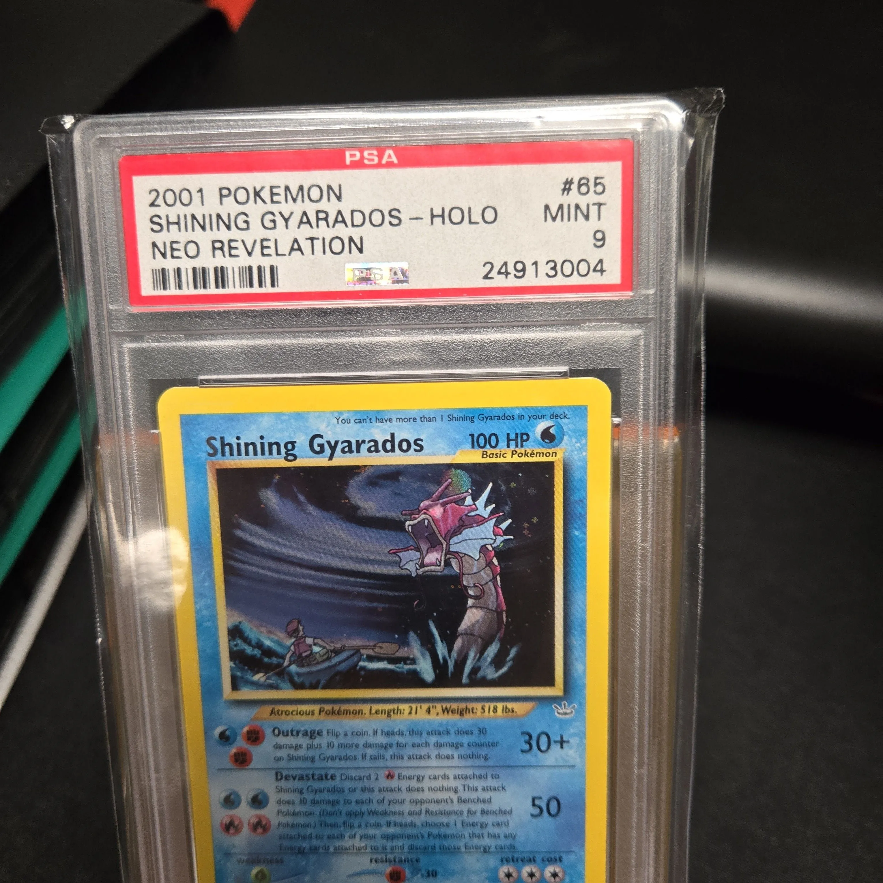 Pokémon deals Japanese Shiny Gyarados PSA 9