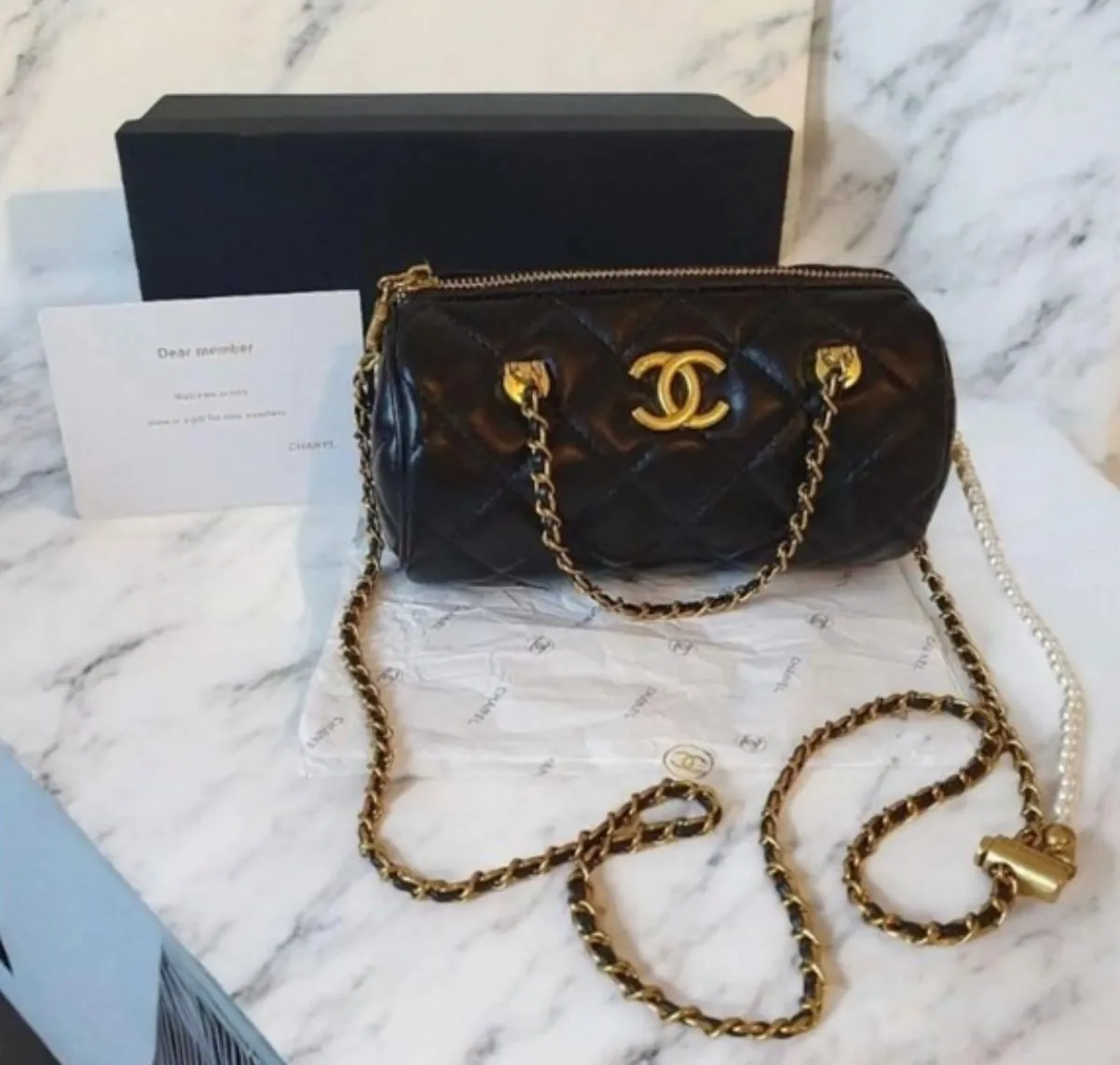 Chanel Makeup Barrel Crossbody Bag- New with Box! · Whatnot: Shop