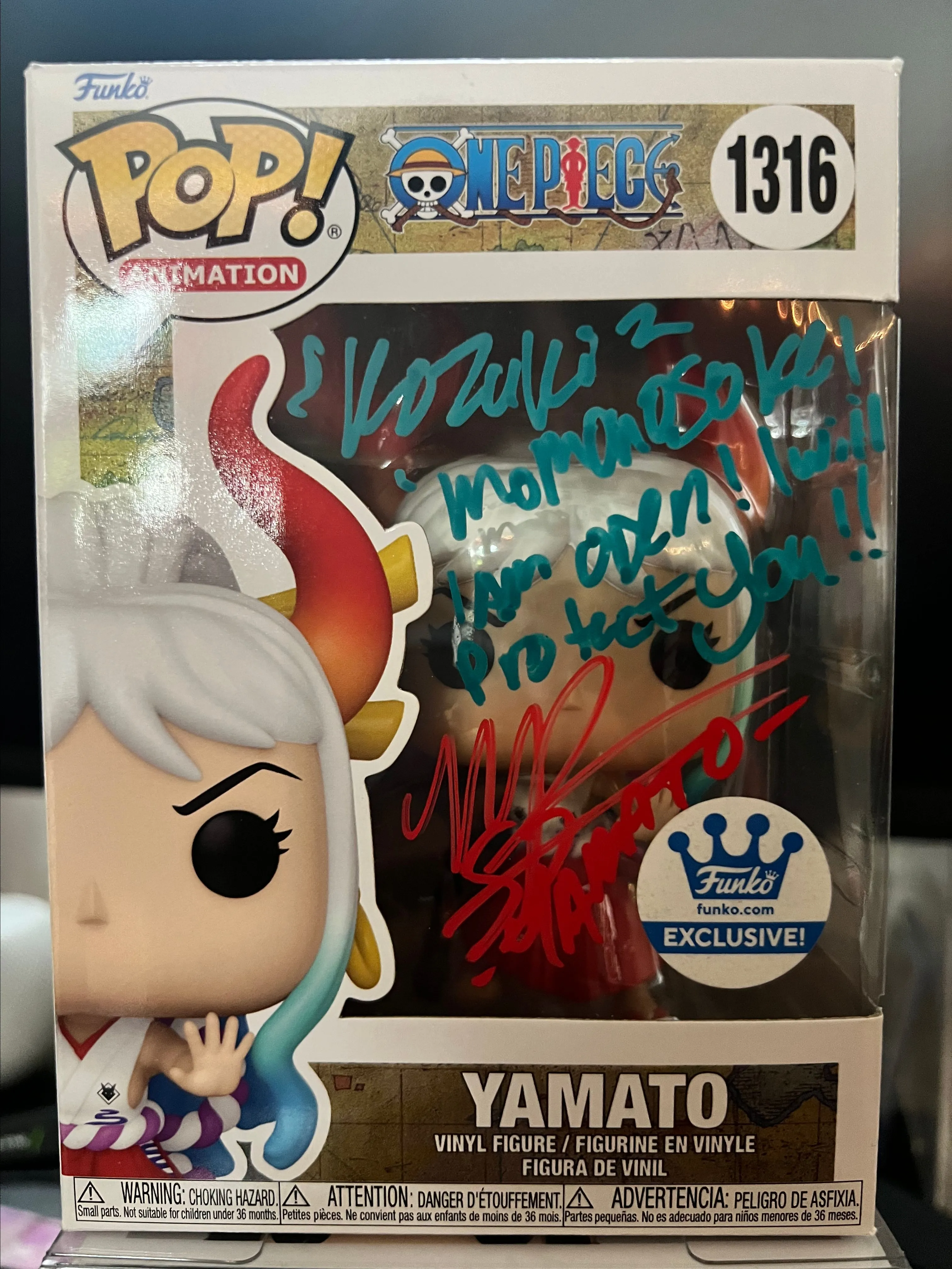 Funko Pop One Piece Yamato #1316 signed · Whatnot: Shop, Sell, Connect