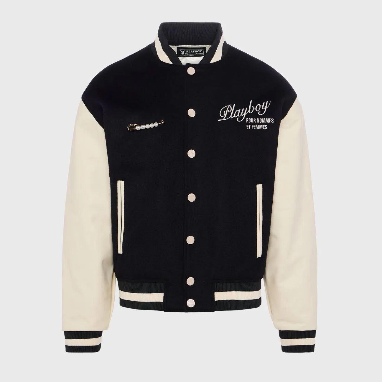 Homme Femme Varsity Jacket popular sz large