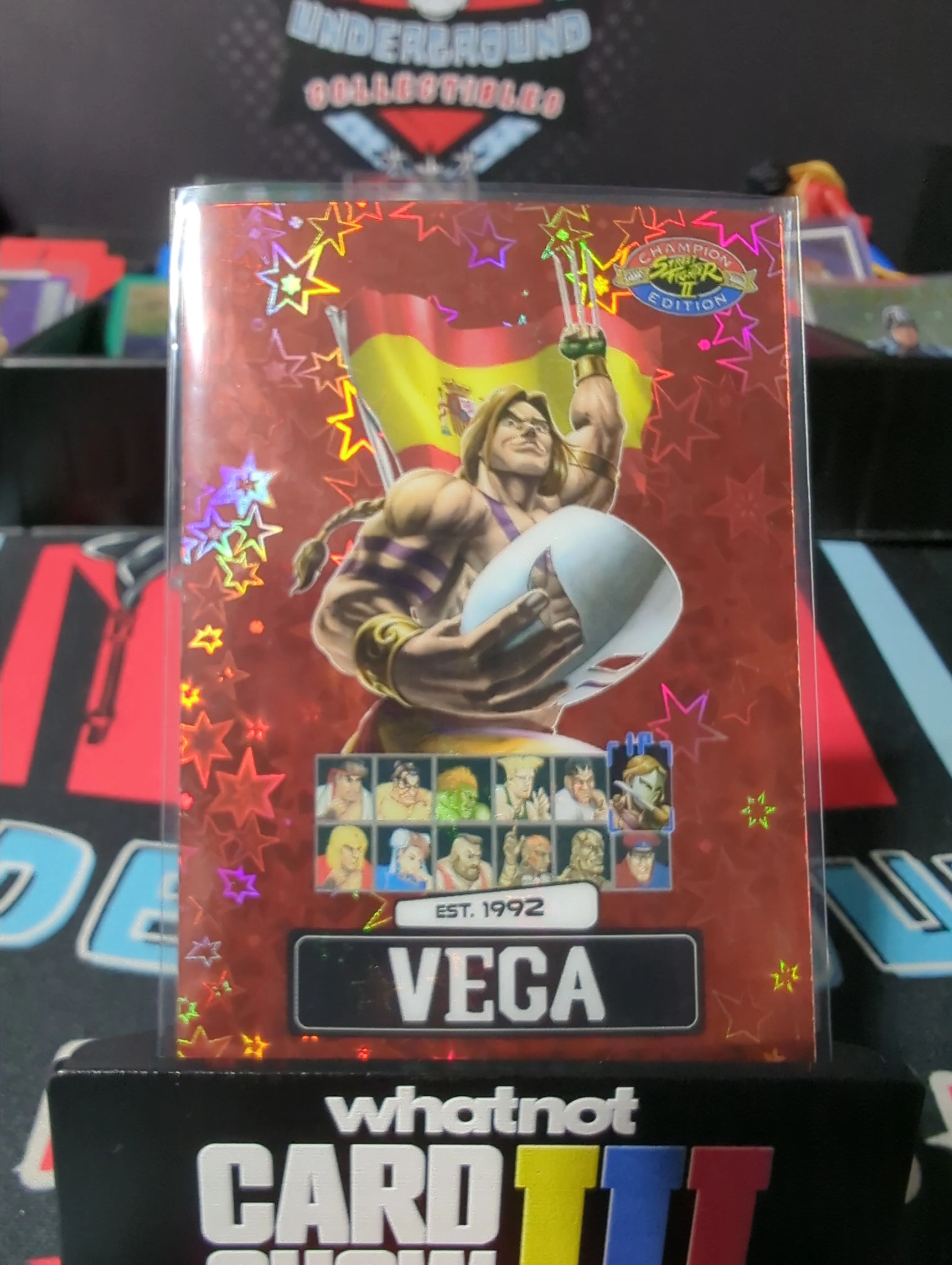 Street Fighter) Vega Red Star /100 Street Fighter 2 Champion