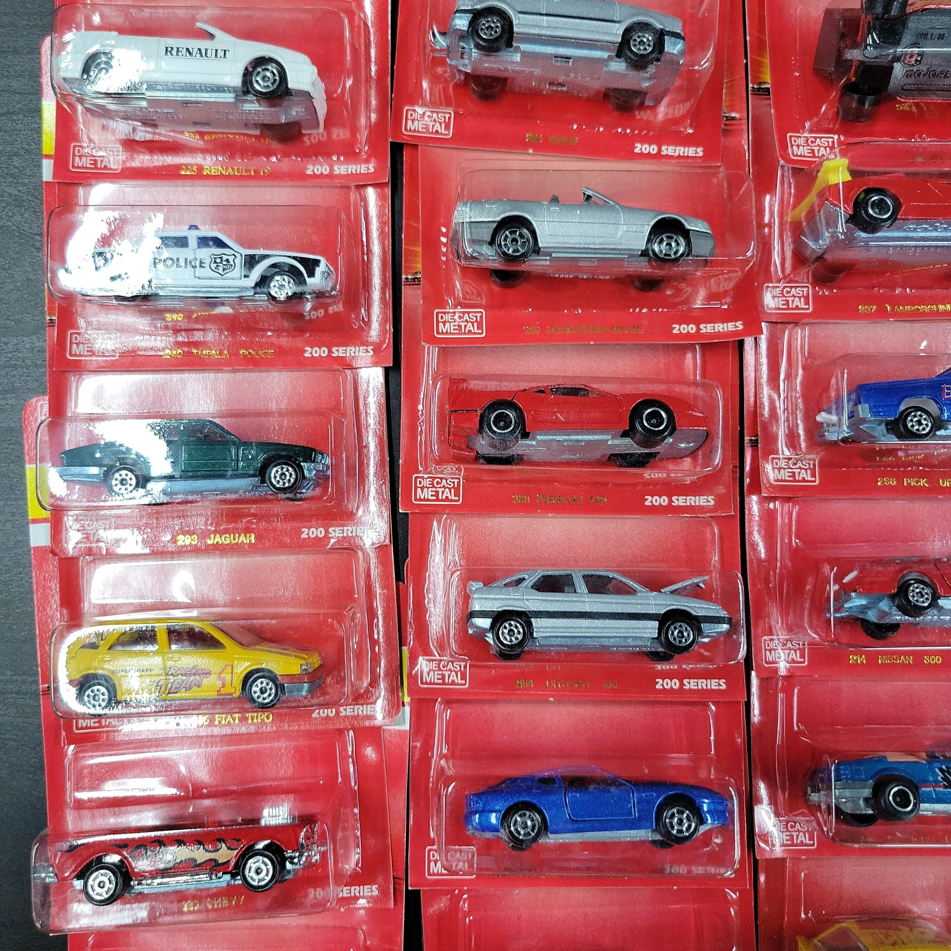 1990 Majorette Movers series 200 set of 24 brand new diecast