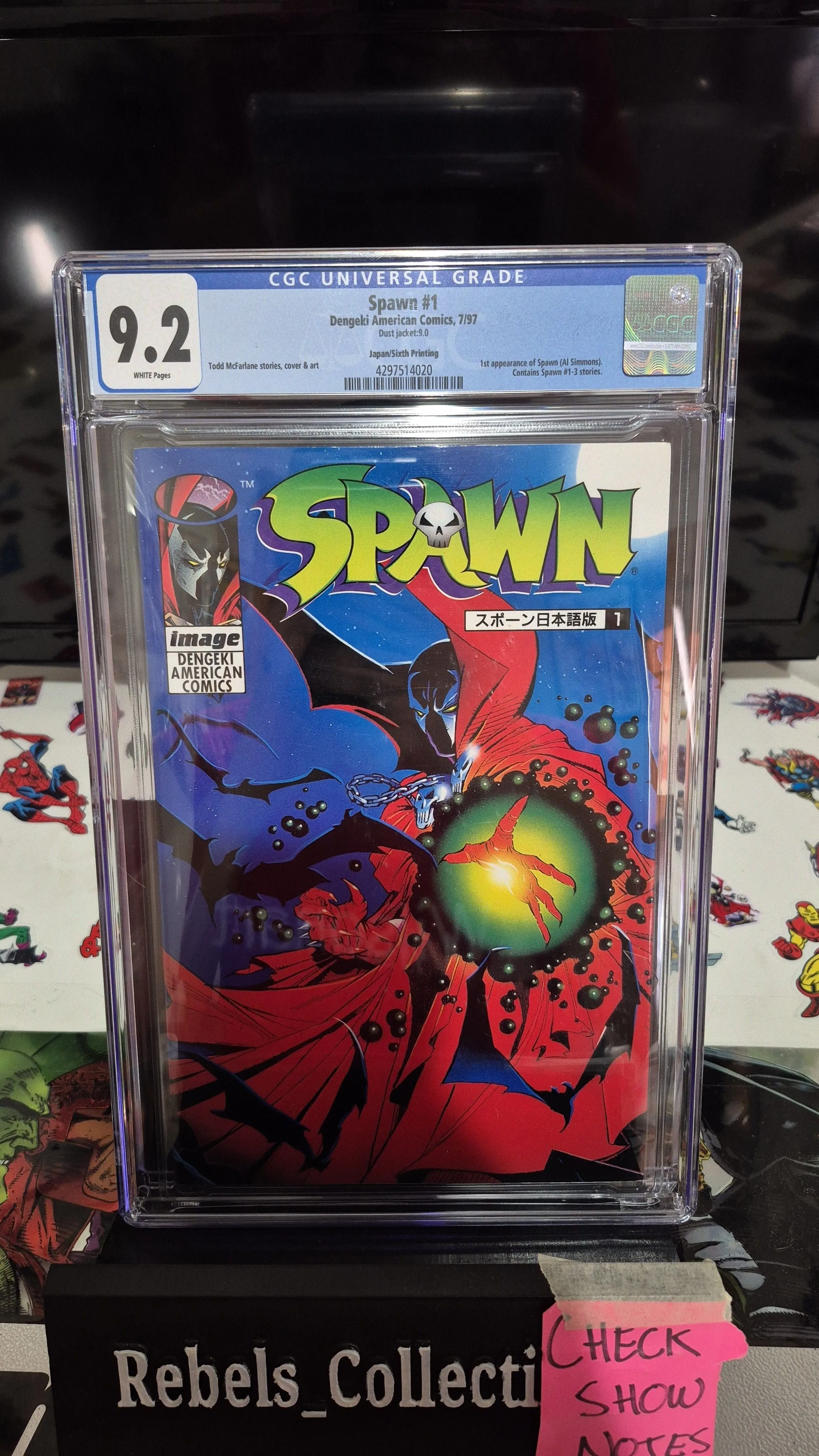 Spawn 1 Japan/Sixth Printing CGC 9.2 1997 · Whatnot: Shop, Sell