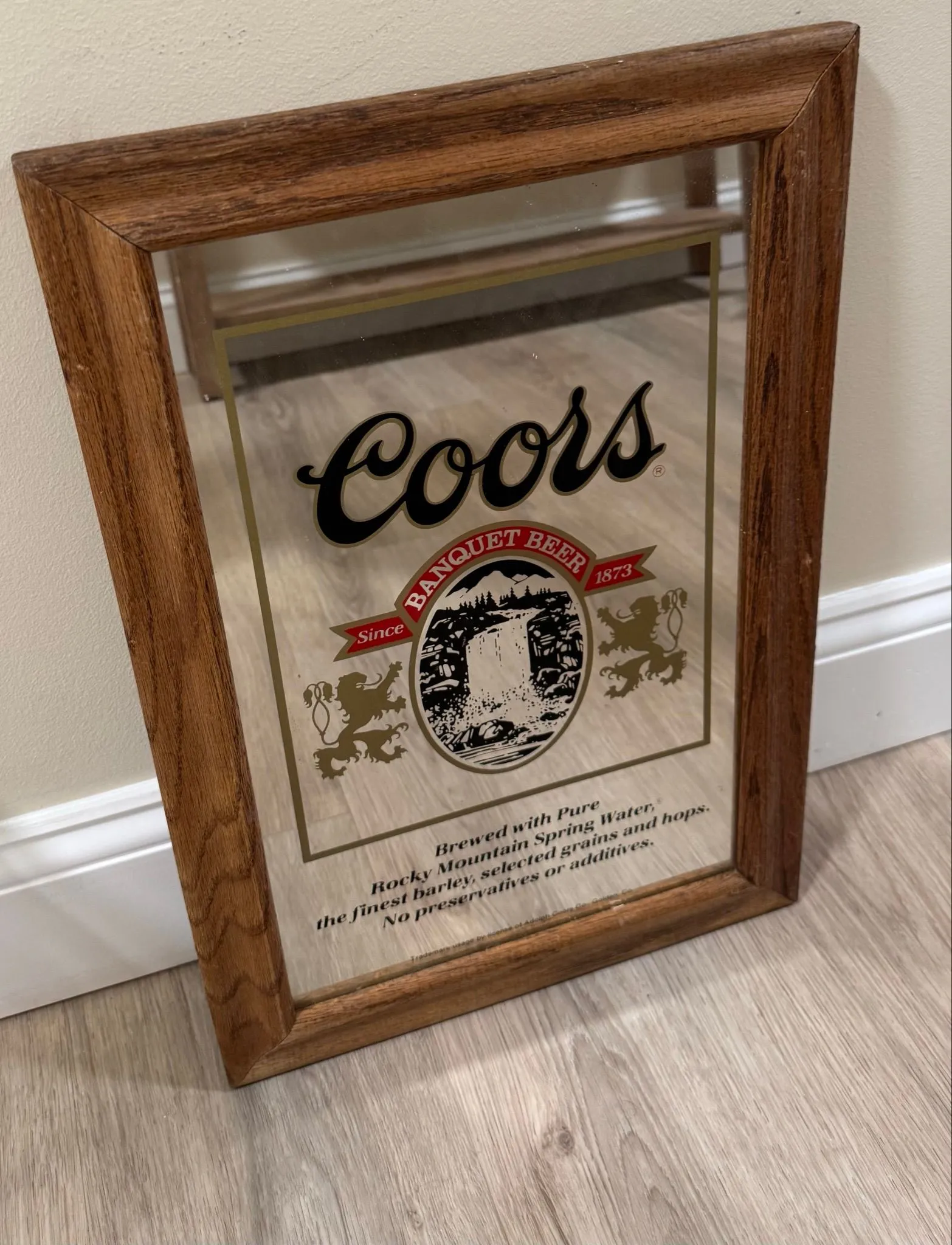 983. Vintage Coors Beer Bar Mirror · Whatnot: Shop, Sell, Connect