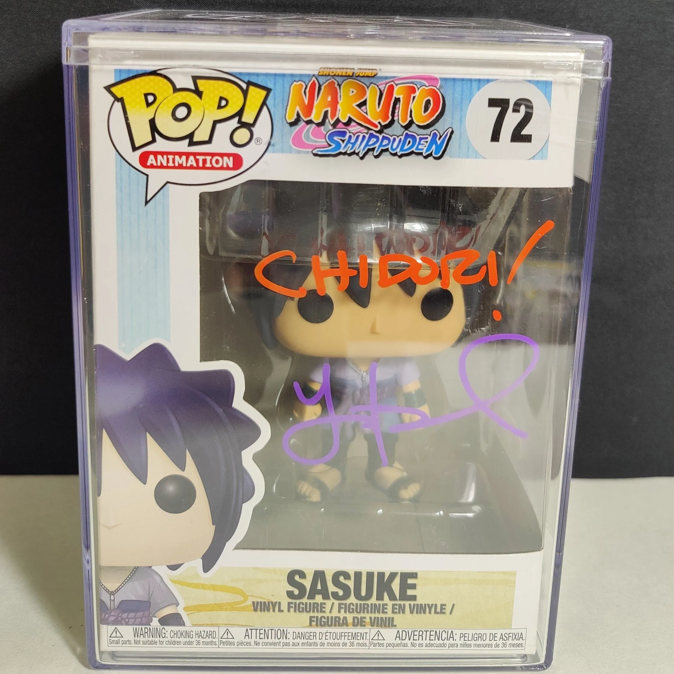 Funko Pop 2024 PSA Signed Sasuke 72