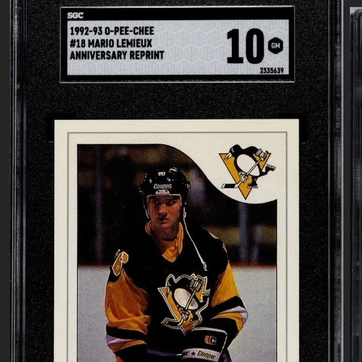 Mario Lemieux Rookie hotsell Card